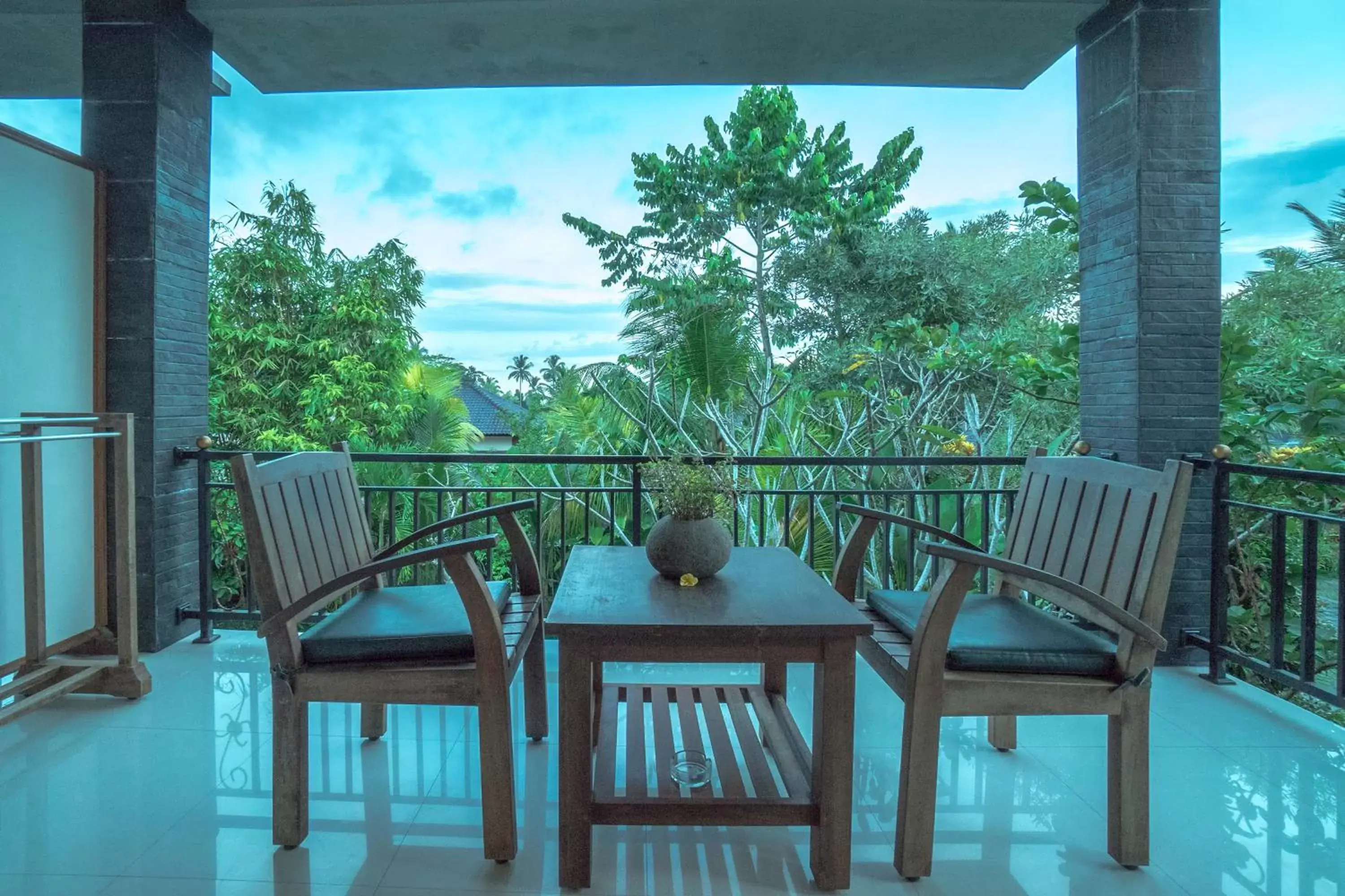 Balcony/Terrace in Gita Maha Ubud Hotel by Mahaputra-CHSE Certified