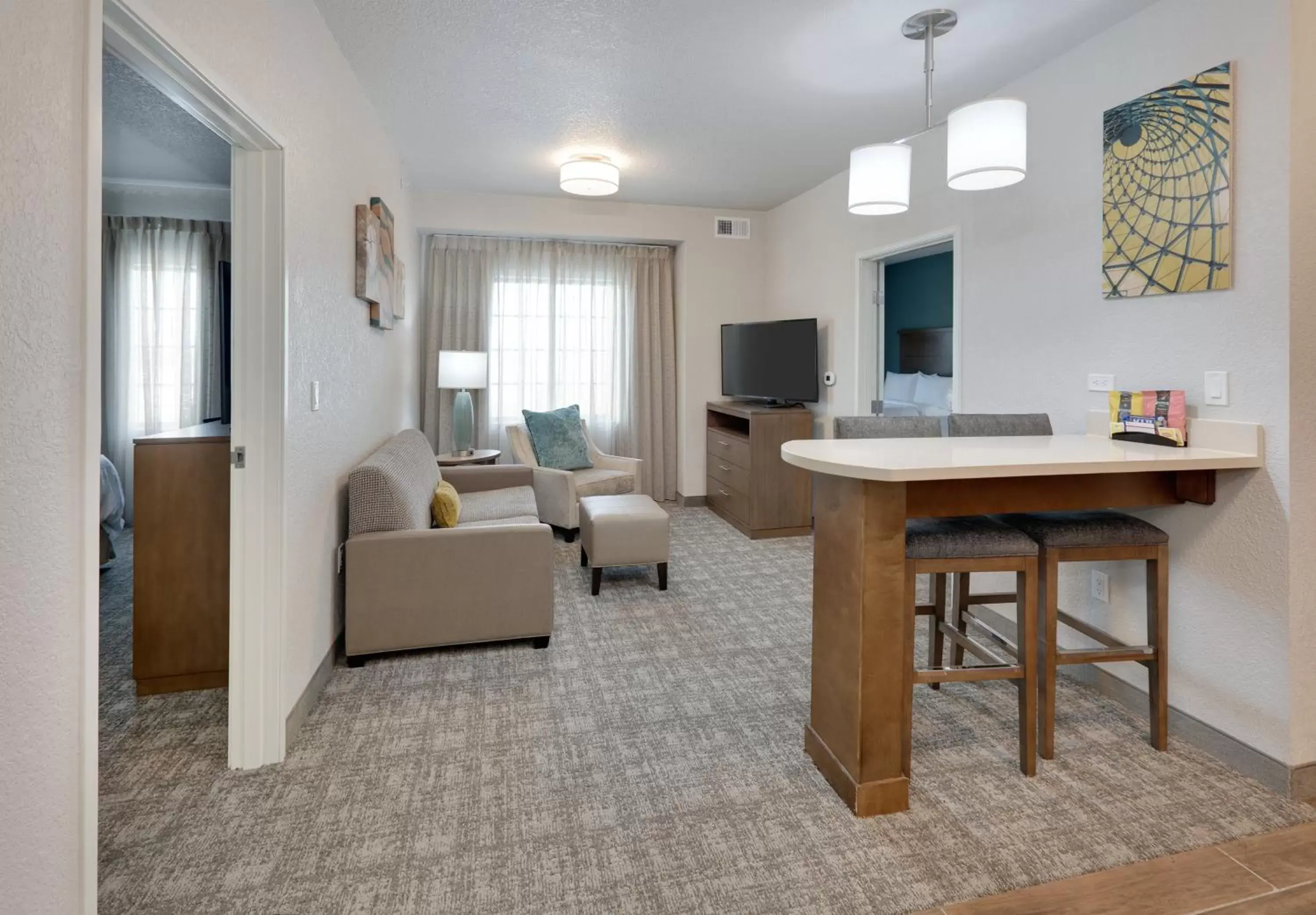 Photo of the whole room, Seating Area in Staybridge Suites - San Antonio - Schertz, an IHG Hotel