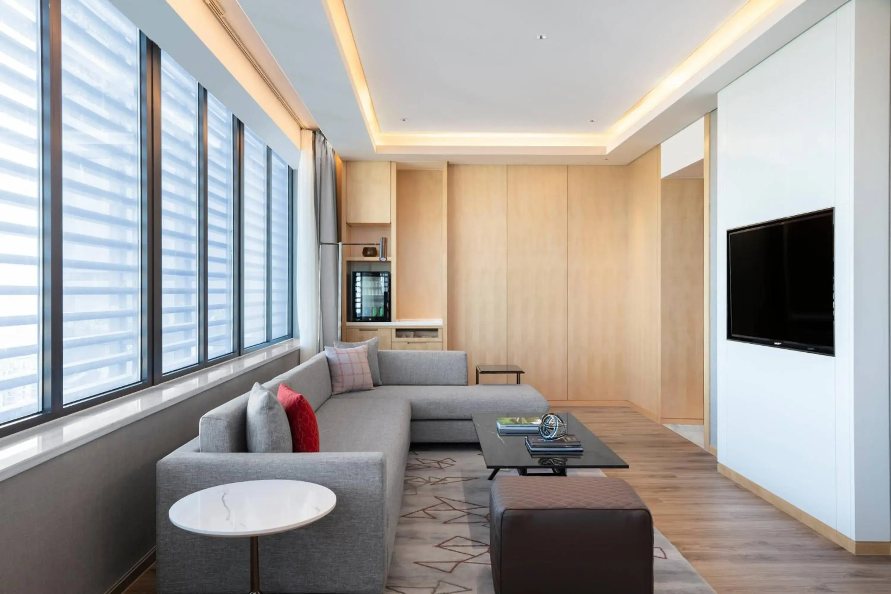Living room, Seating Area in Courtyard by Marriott Shanghai Songjiang