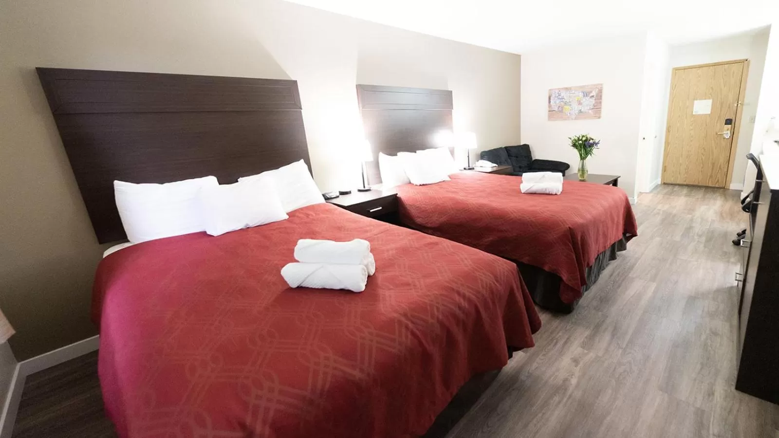 Bed in Ocean Star Inn