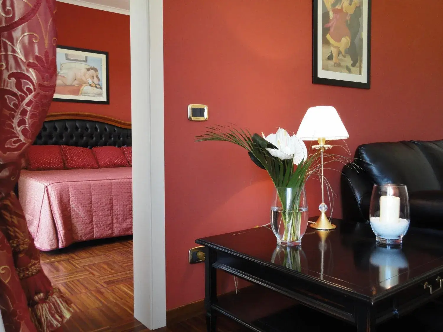 Bed, Seating Area in Hotel San Giorgio