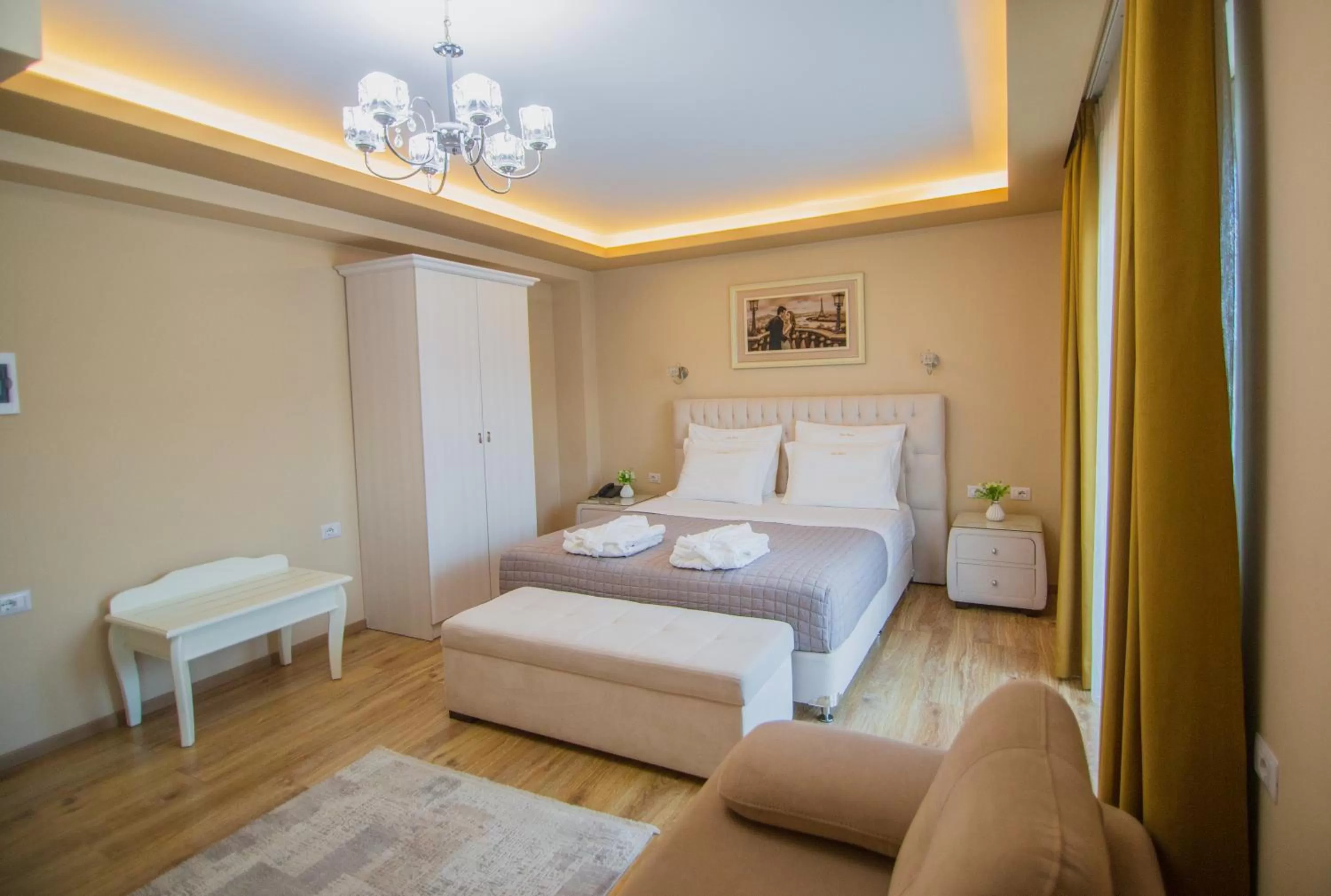 Bed in Christi's Hotel Borova