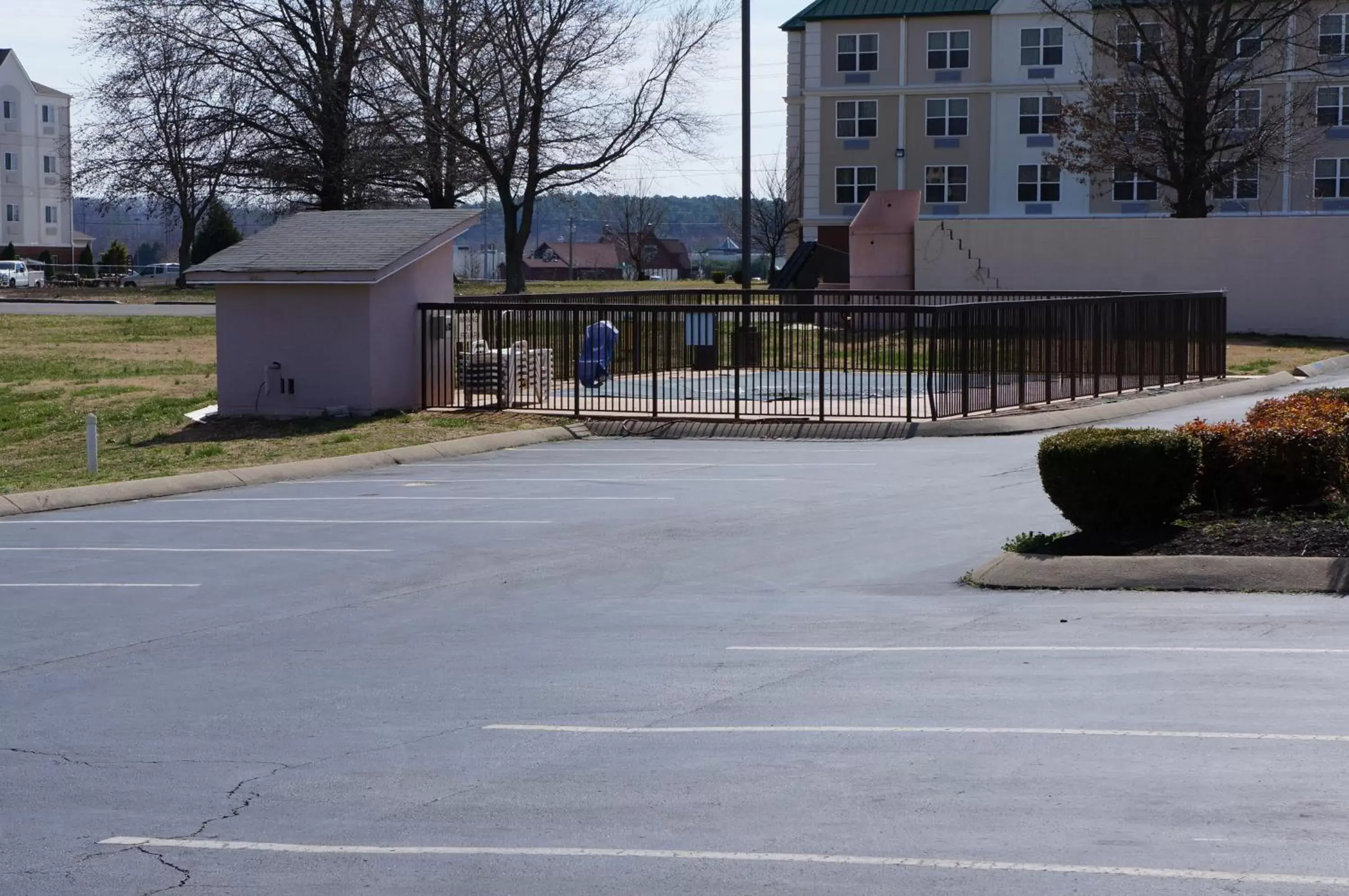 Swimming pool, Property Building in Clarksville Inn