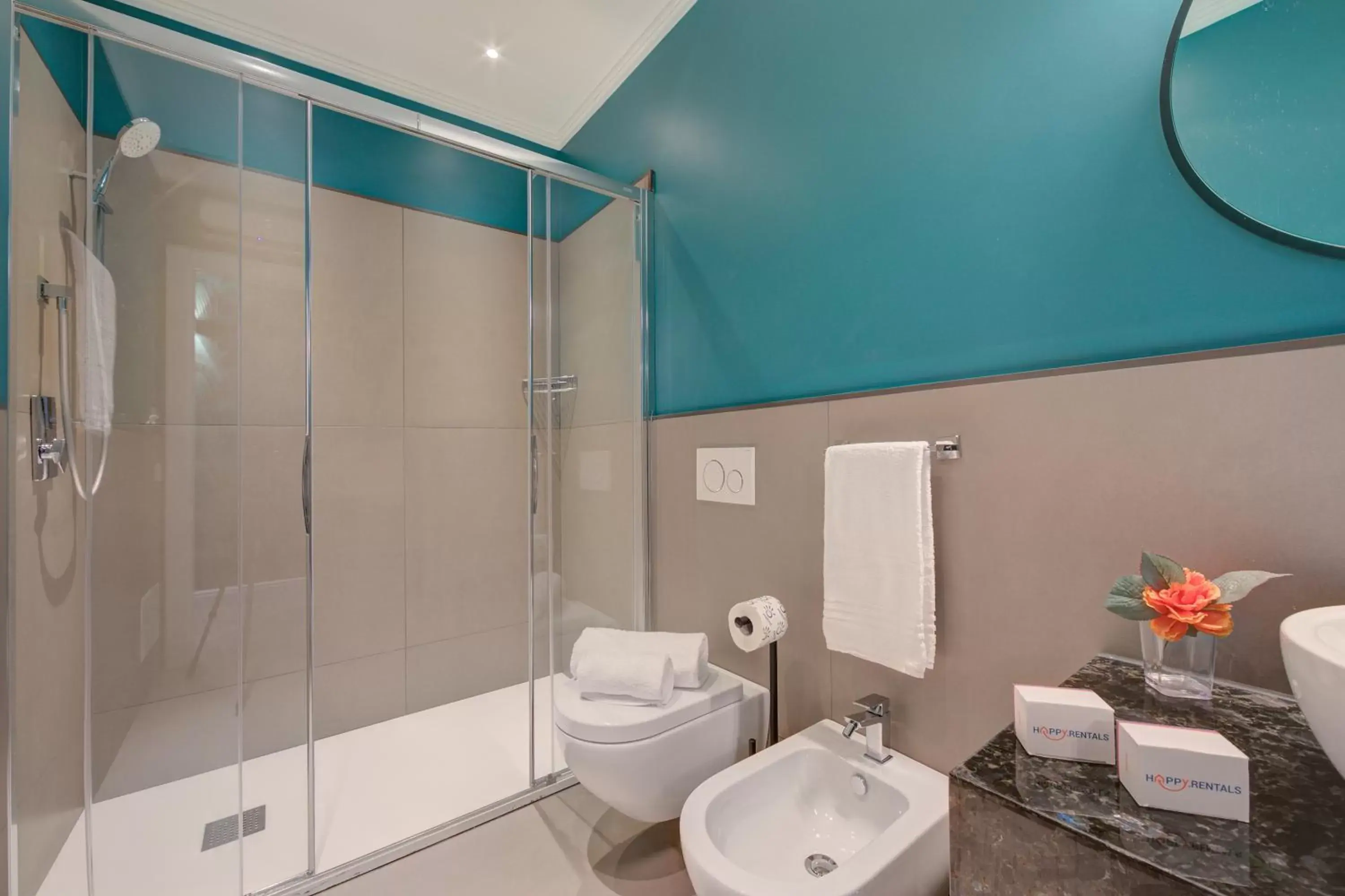 Bathroom in Boutique Central Apartments- Happy Rentals