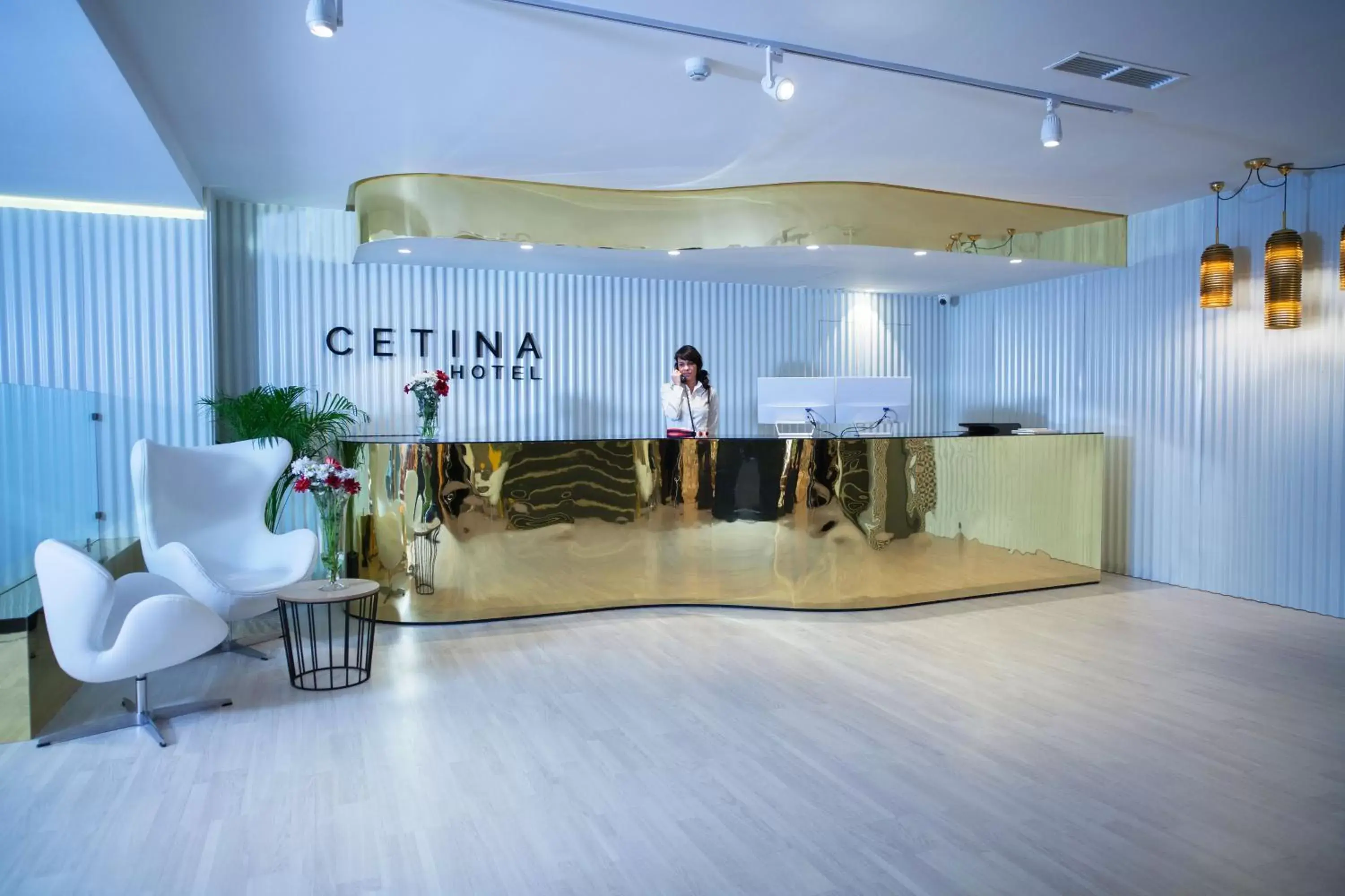 Lobby or reception in Hotel Cetina Murcia