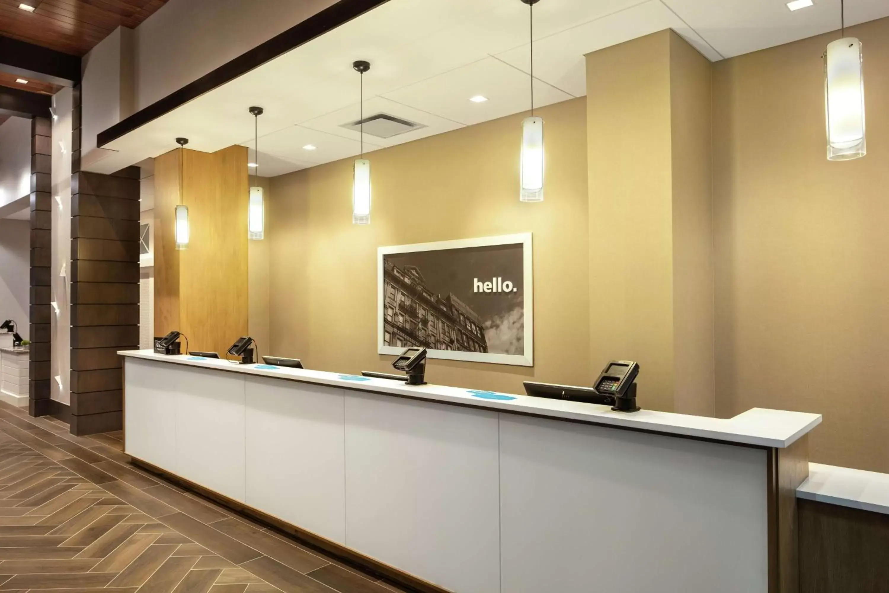 Lobby or reception, Lobby/Reception in Hampton Inn & Suites Teaneck/Glenpointe