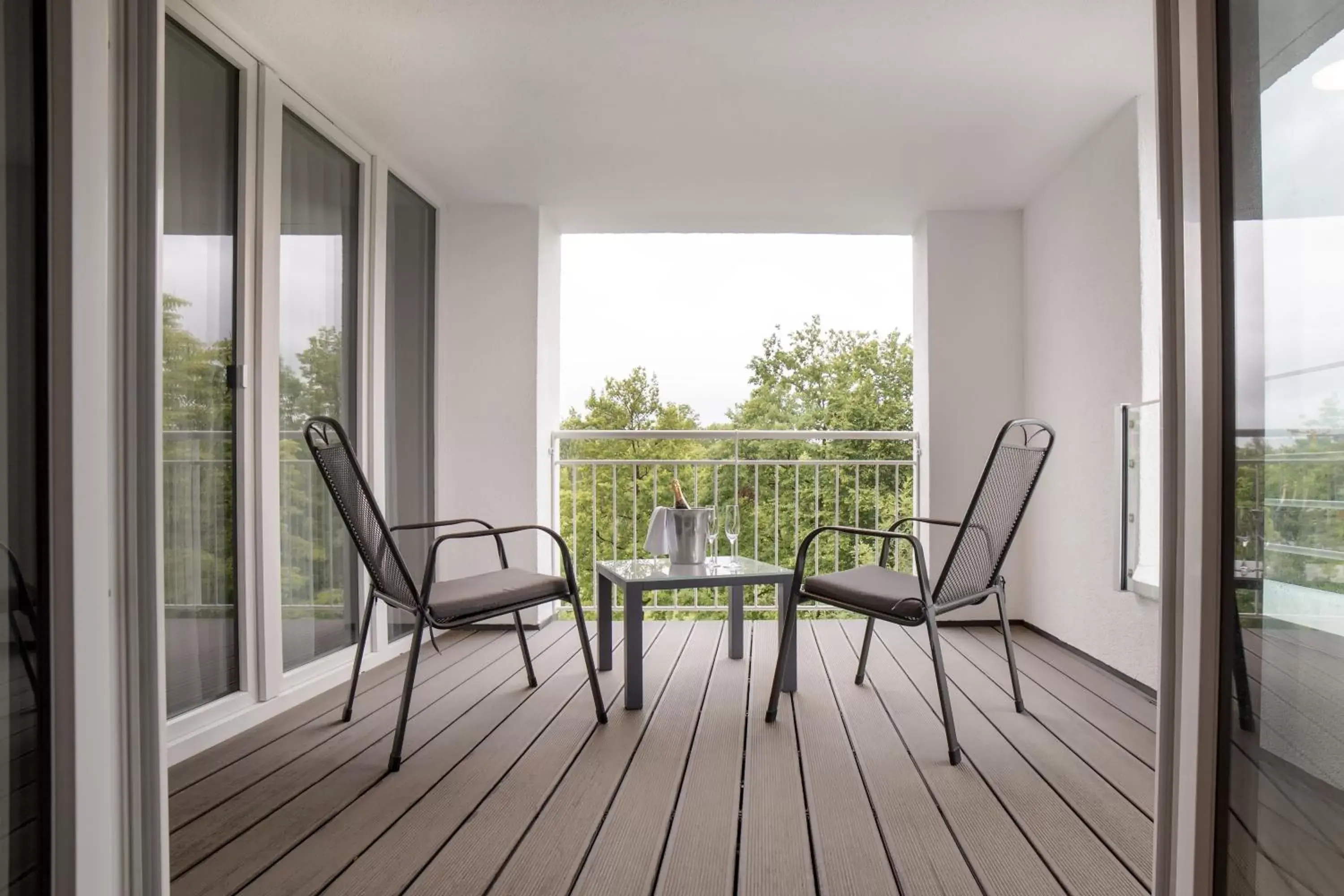 Balcony/Terrace in SCOTTY & PAUL Hotel Deggendorf