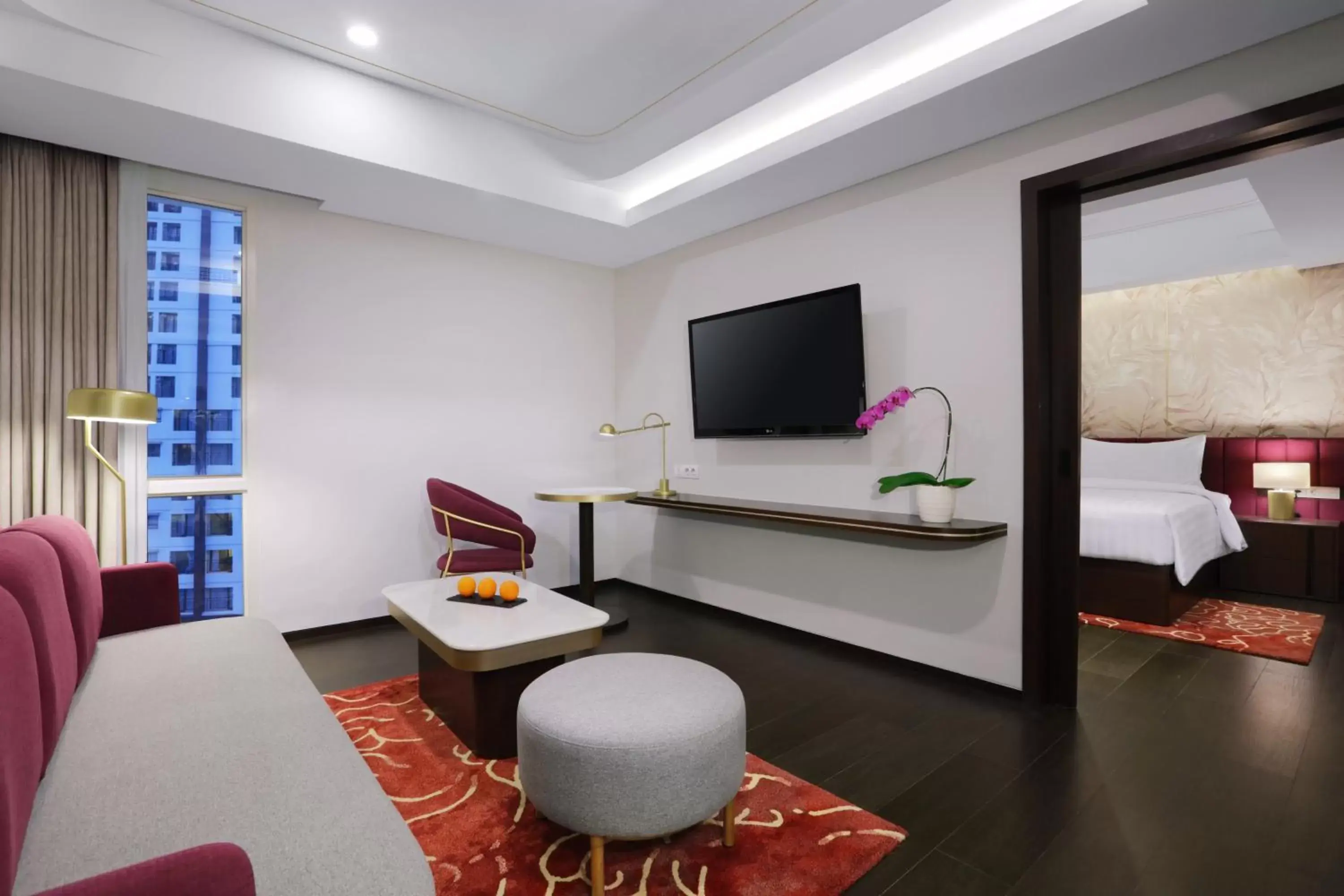 Living room, TV/Entertainment Center in Atria Hotel Gading Serpong