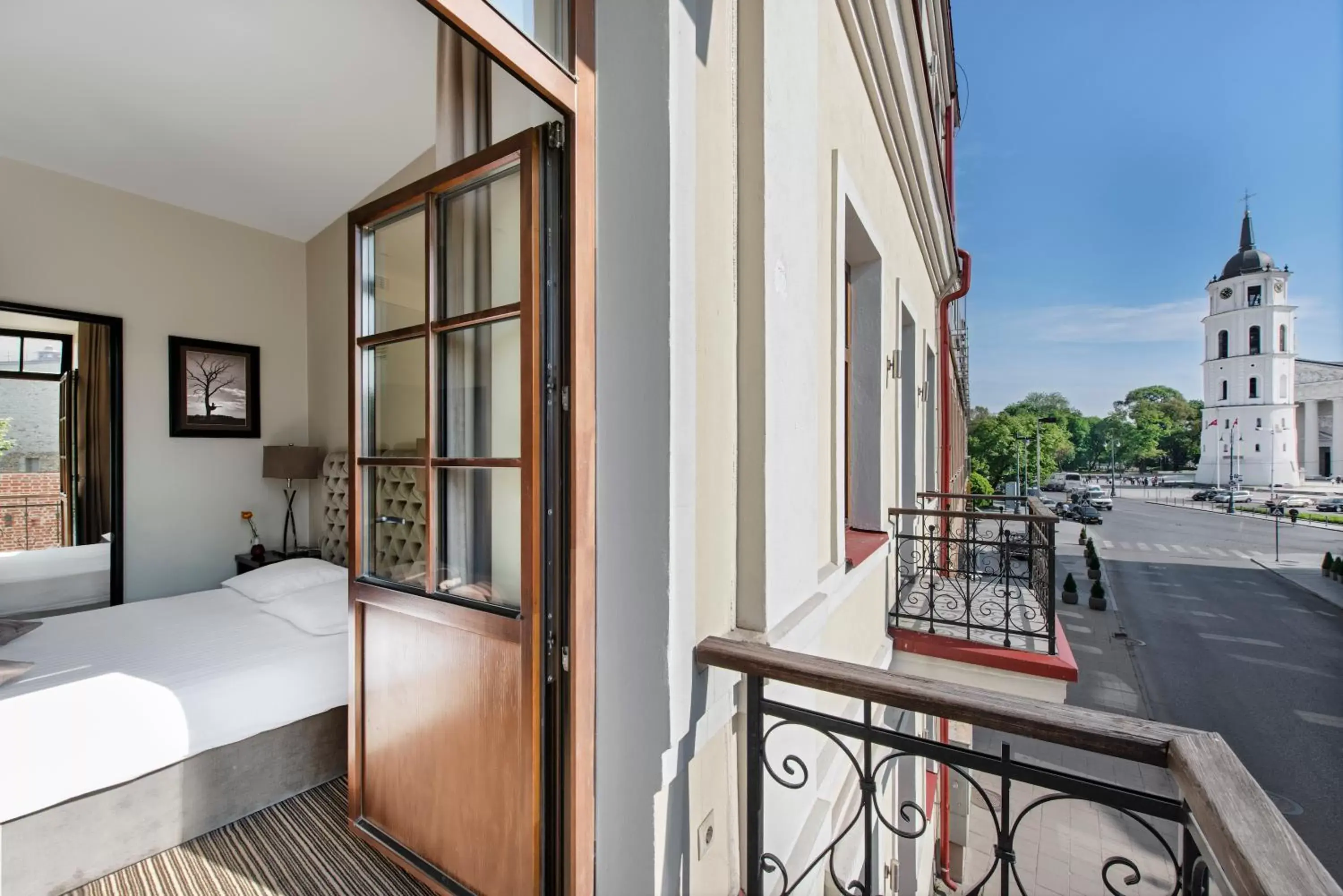 Balcony/Terrace in Amberton Cathedral Square Hotel Vilnius