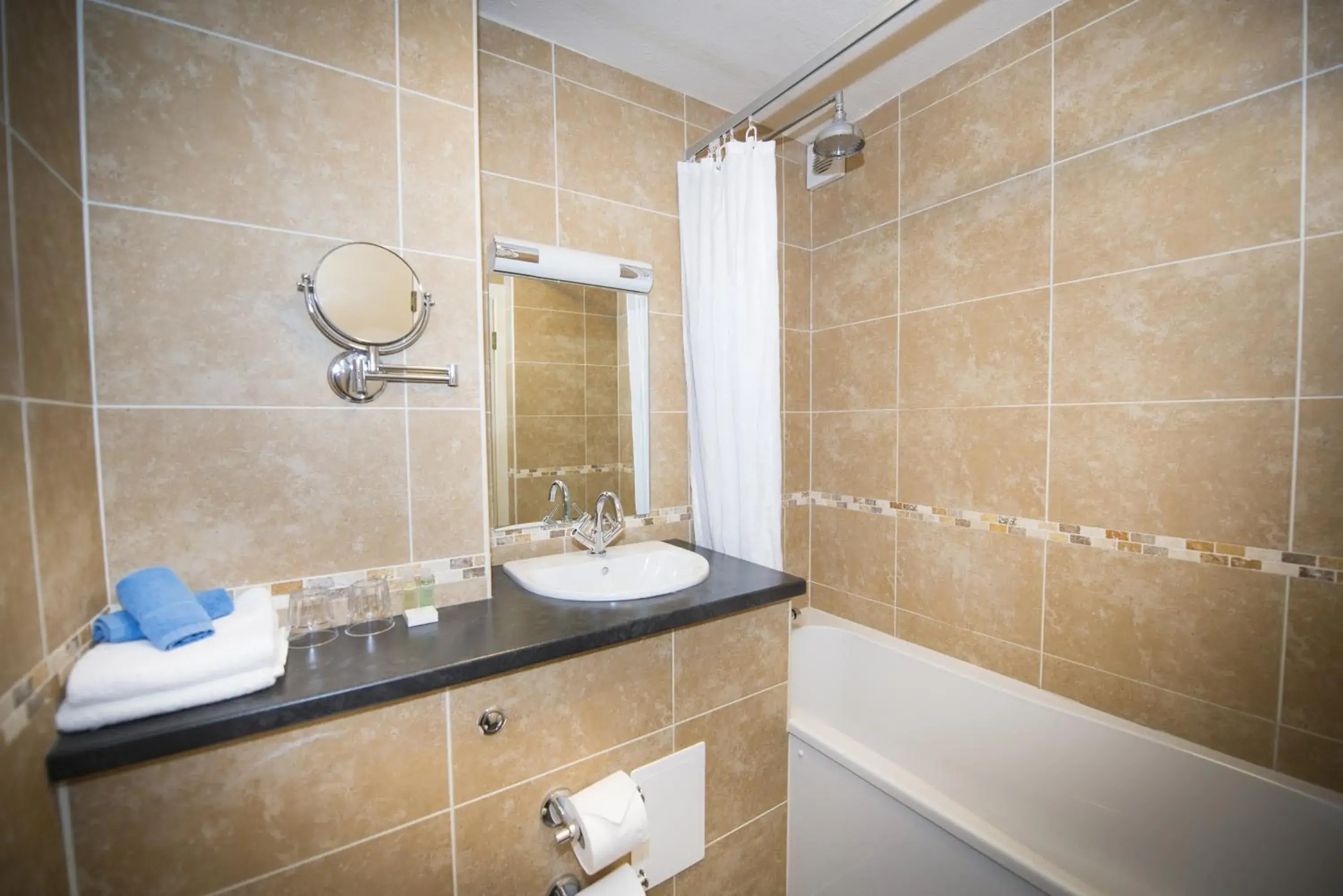 Bathroom in Columba Hotel Inverness by Compass Hospitality