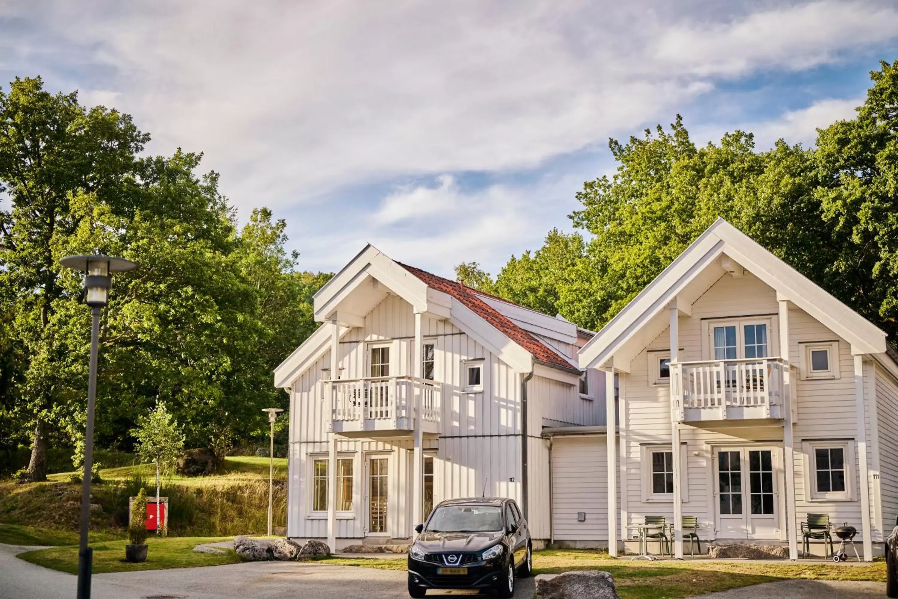 Garden, Property Building in Farsund Resort