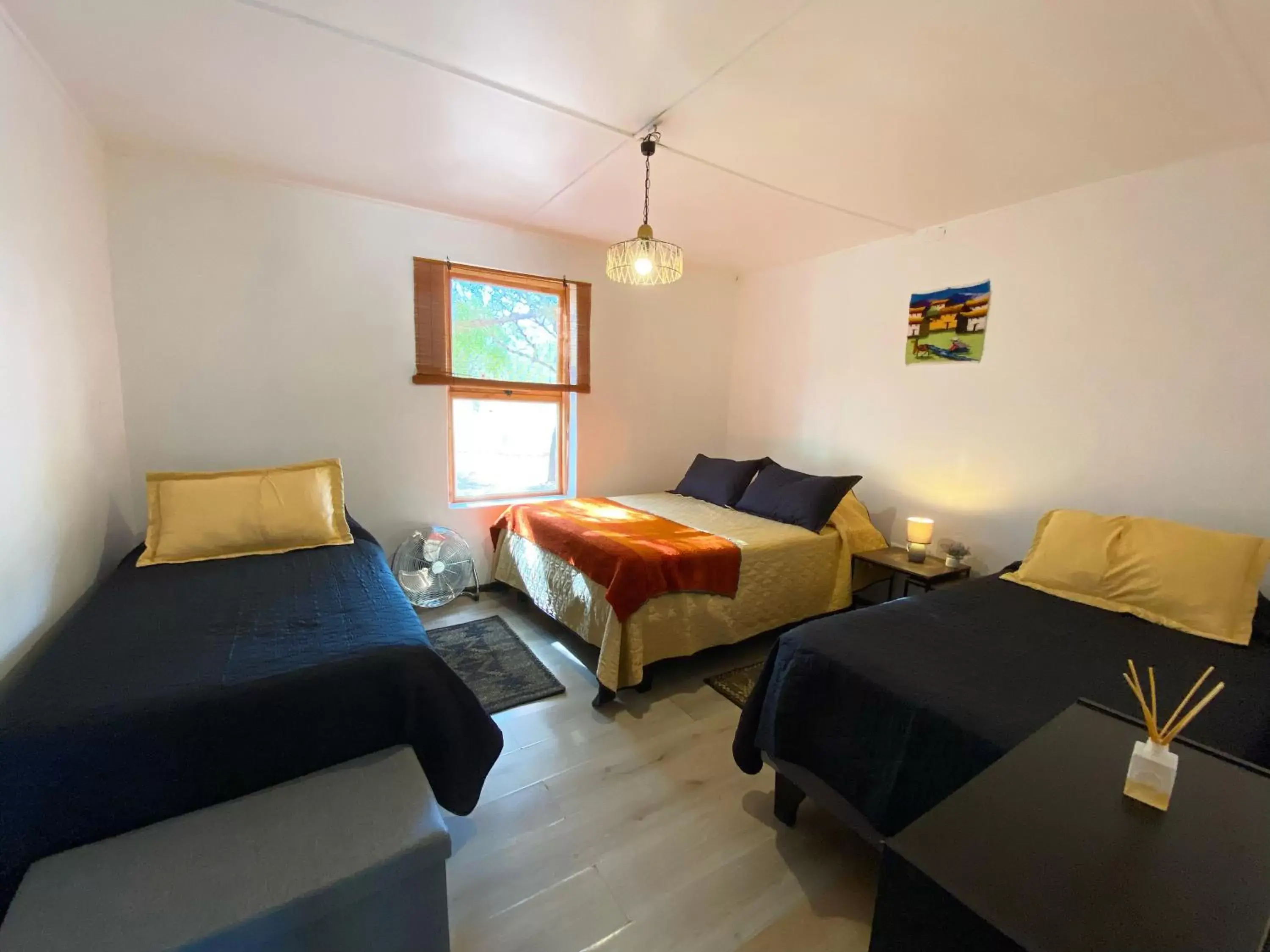 Quadruple Room with Private External Bathroom in CaminAndes Hostal Quadruple Room with Private External Bathroom in CaminAndes Hostal