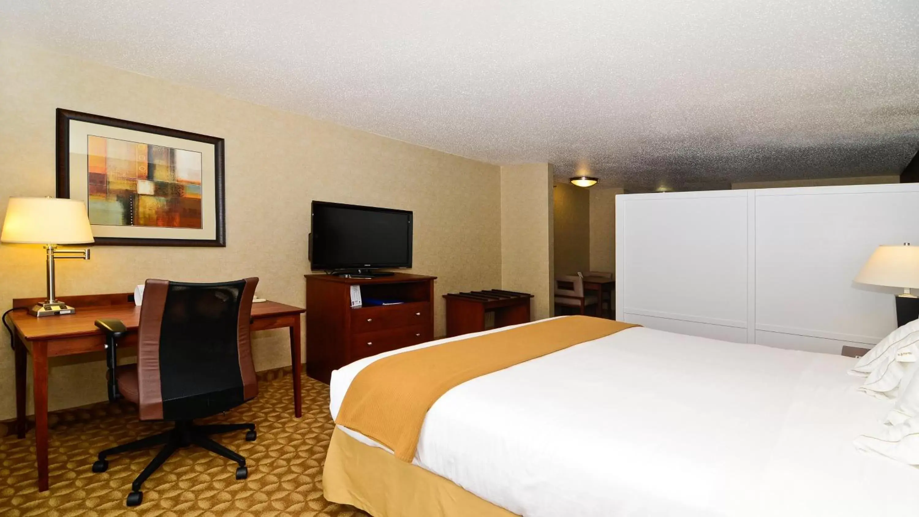 Photo of the whole room, TV/Entertainment Center in Holiday Inn Express Hotel & Suites Fort Atkinson, an IHG Hotel