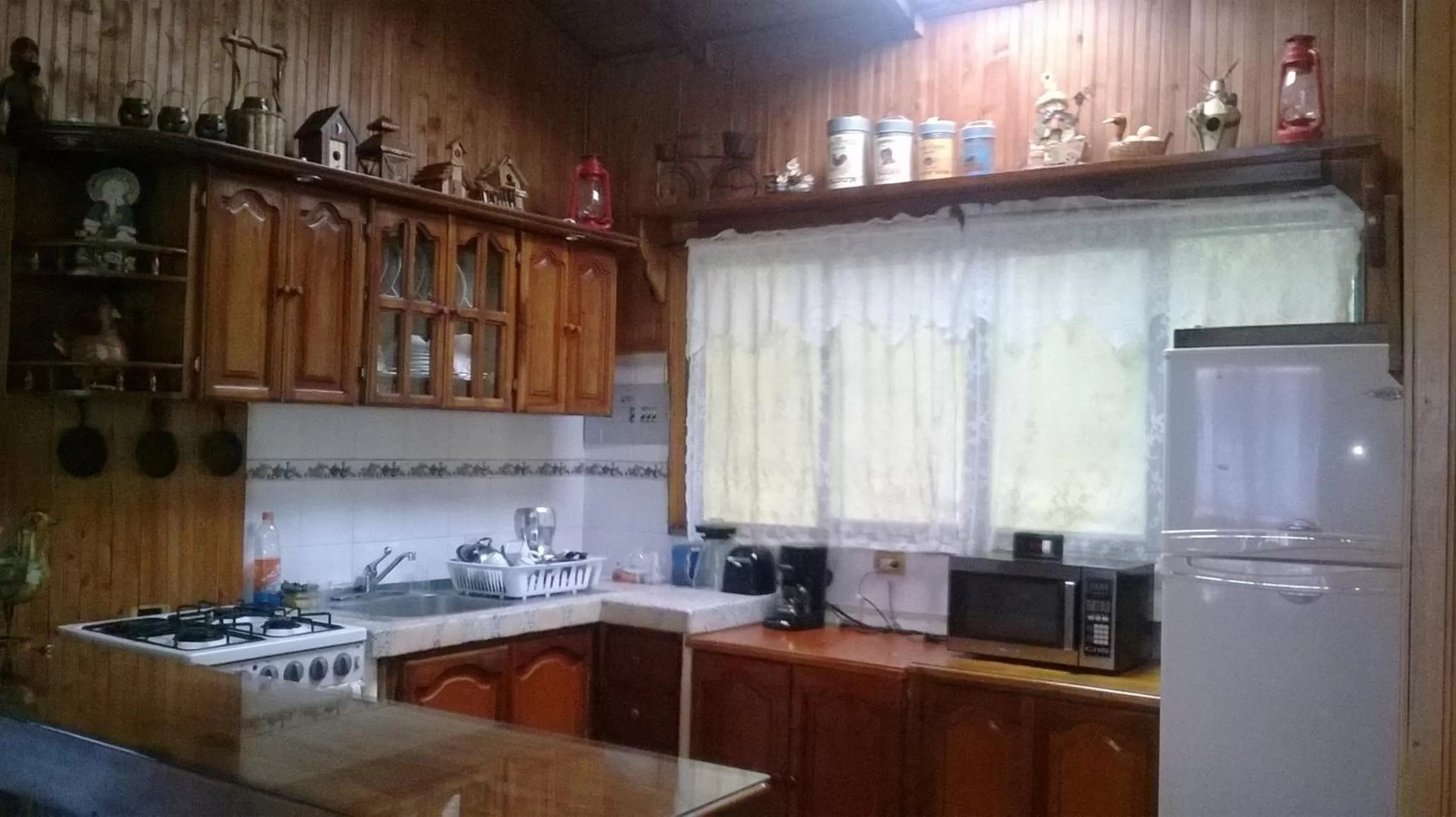 Kitchen or kitchenette in La Gaviota BnB