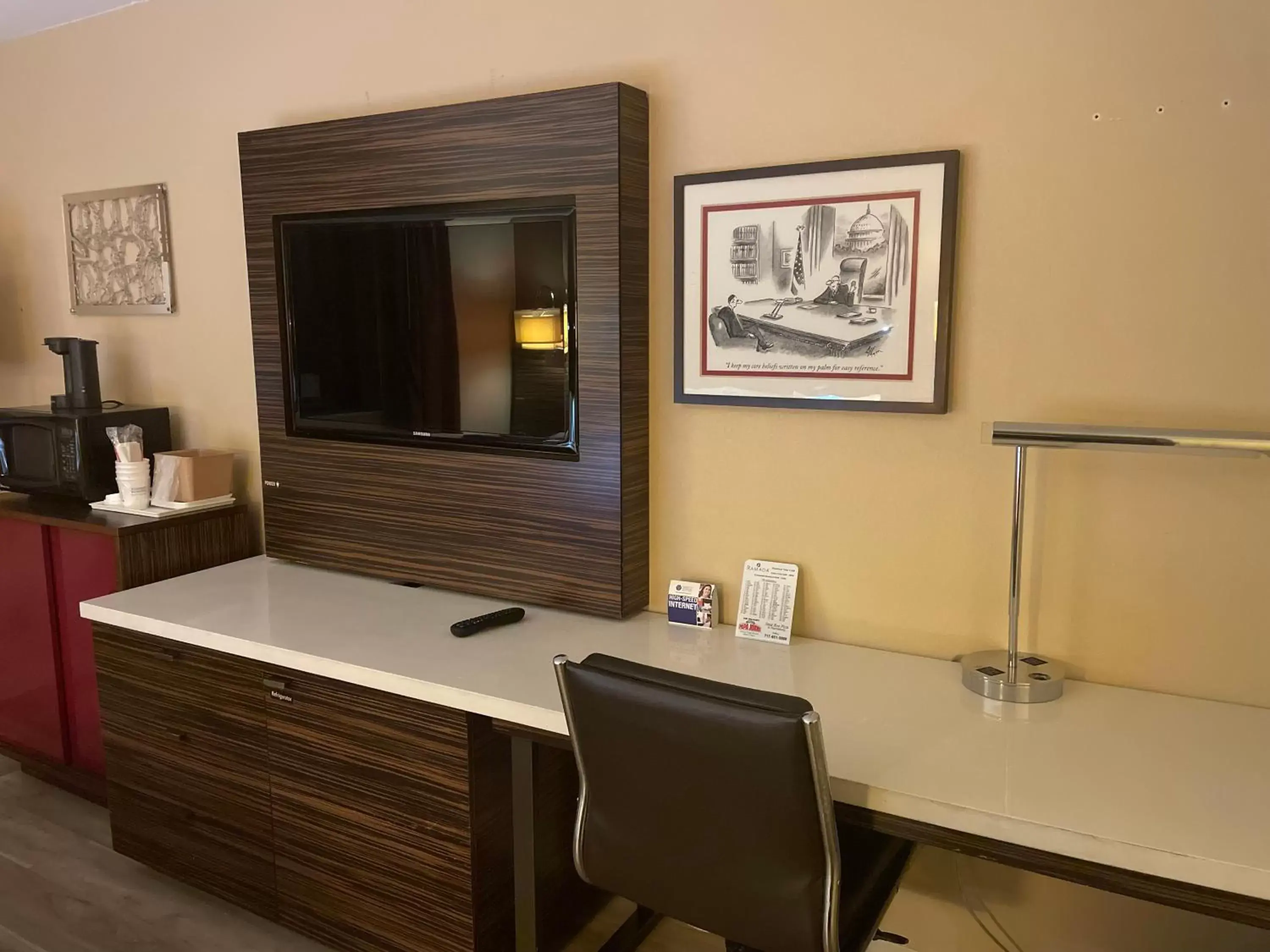 TV and multimedia, TV/Entertainment Center in Ramada by Wyndham Harrisburg/Hershey Area