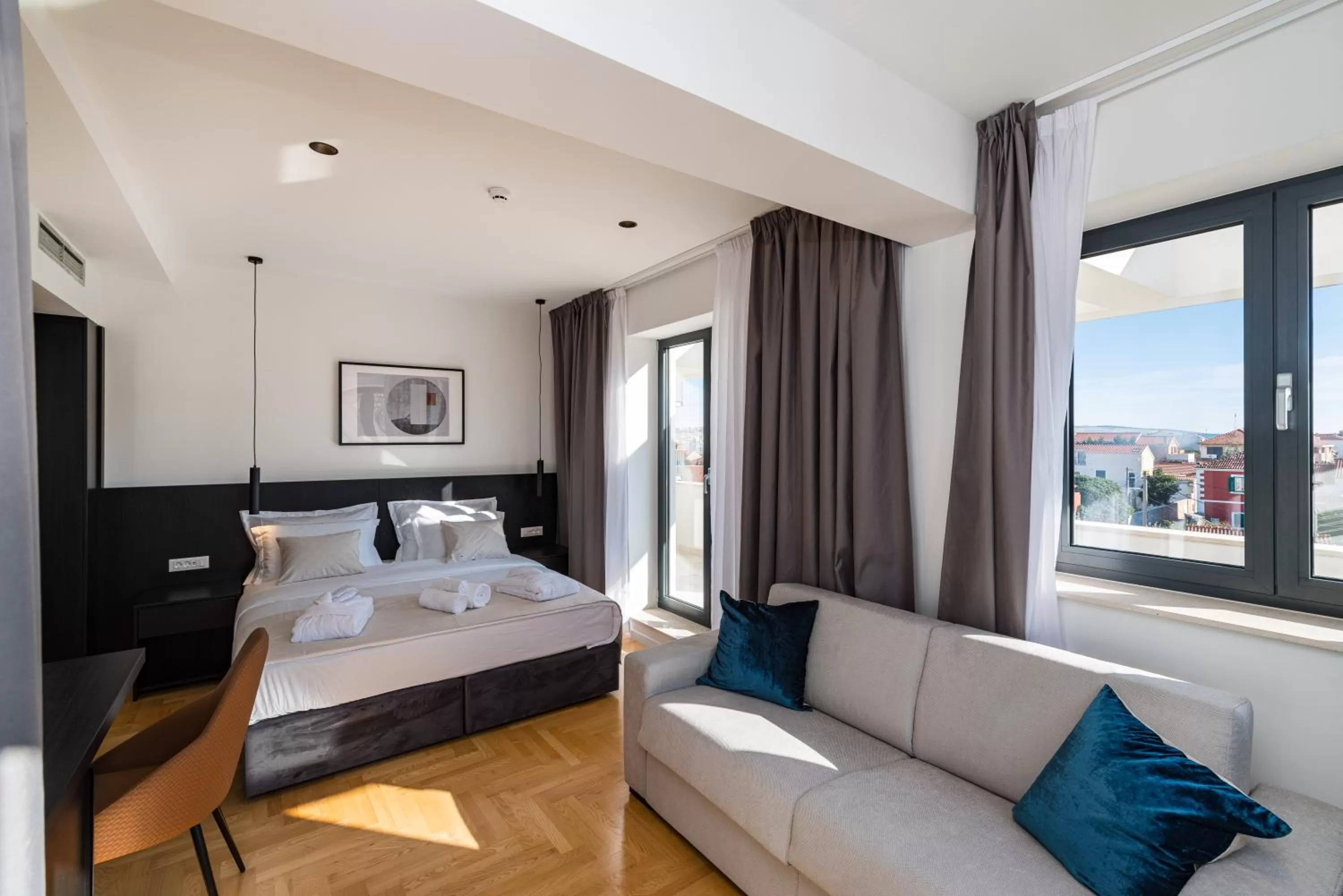 Bed in Miramare Hotel