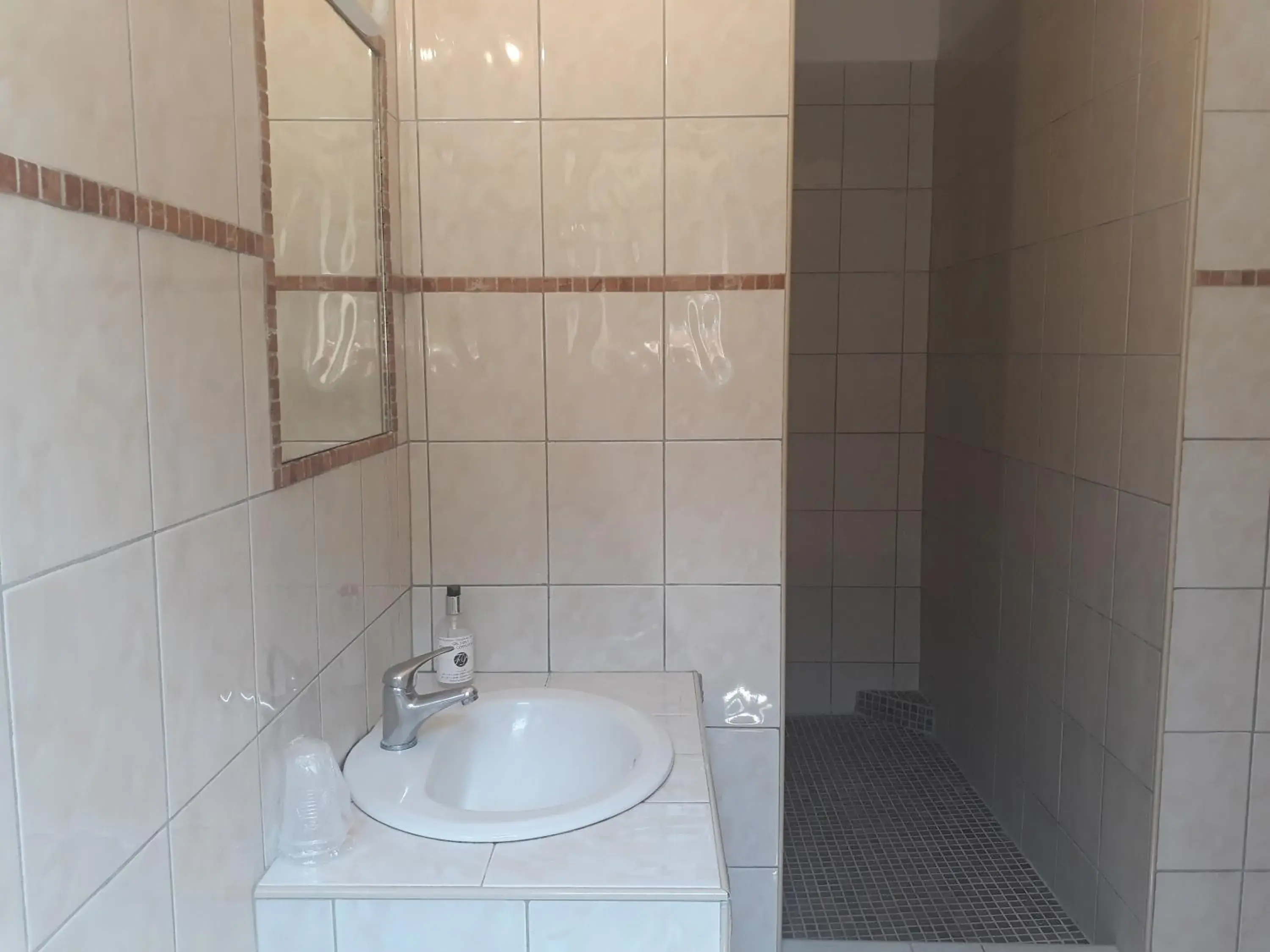 Shower, Bathroom in Hôtel Padolo