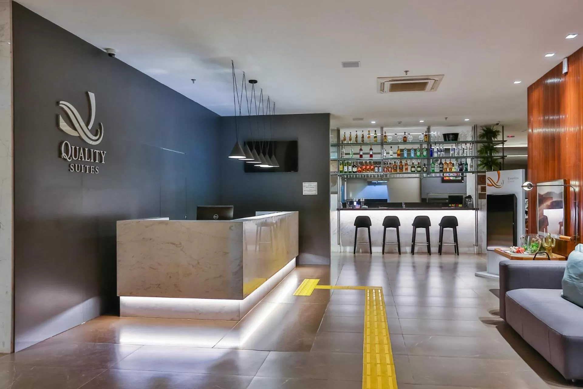 Lobby or reception in Quality Suítes João Pessoa