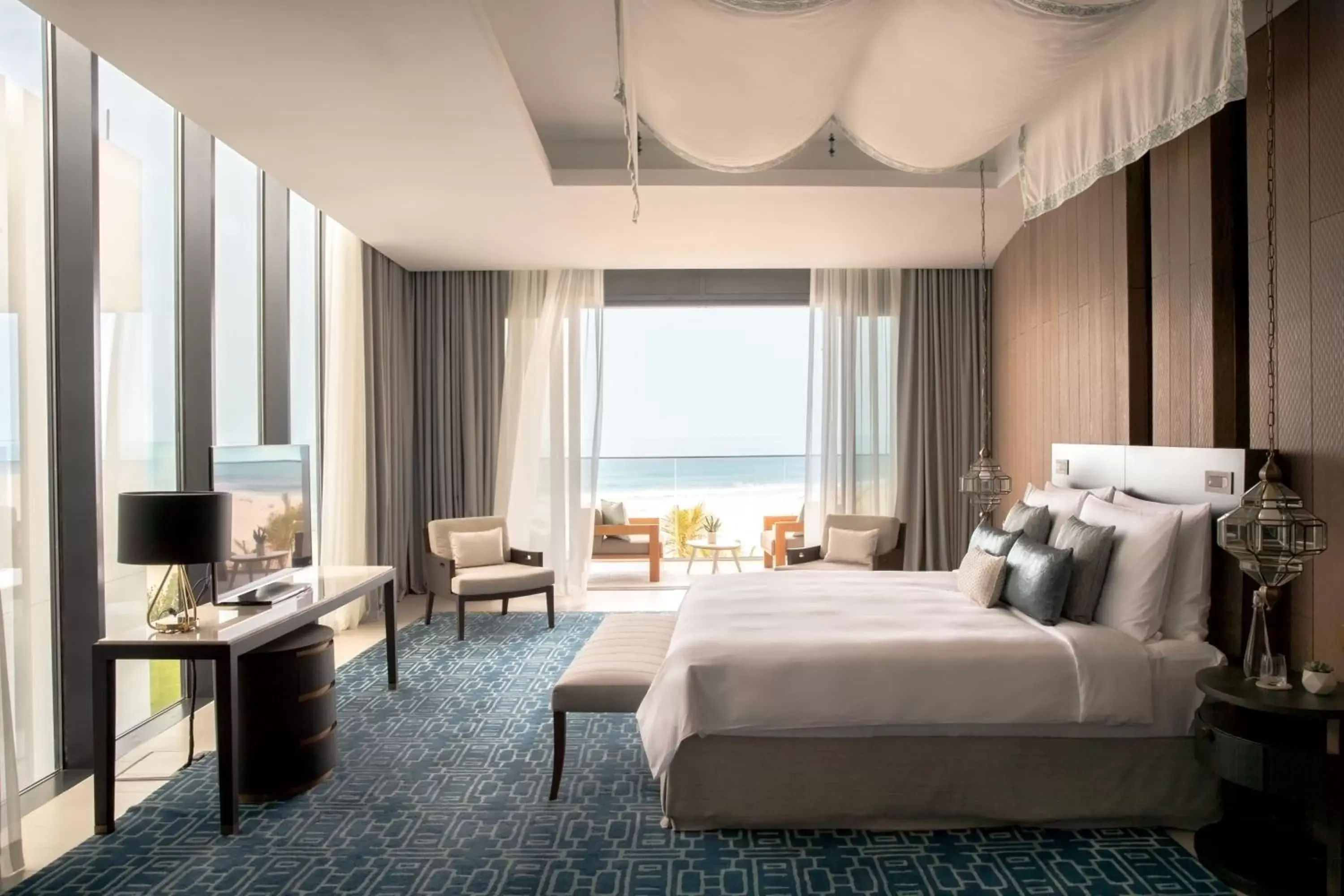 Bed in Jumeirah at Saadiyat Island Resort