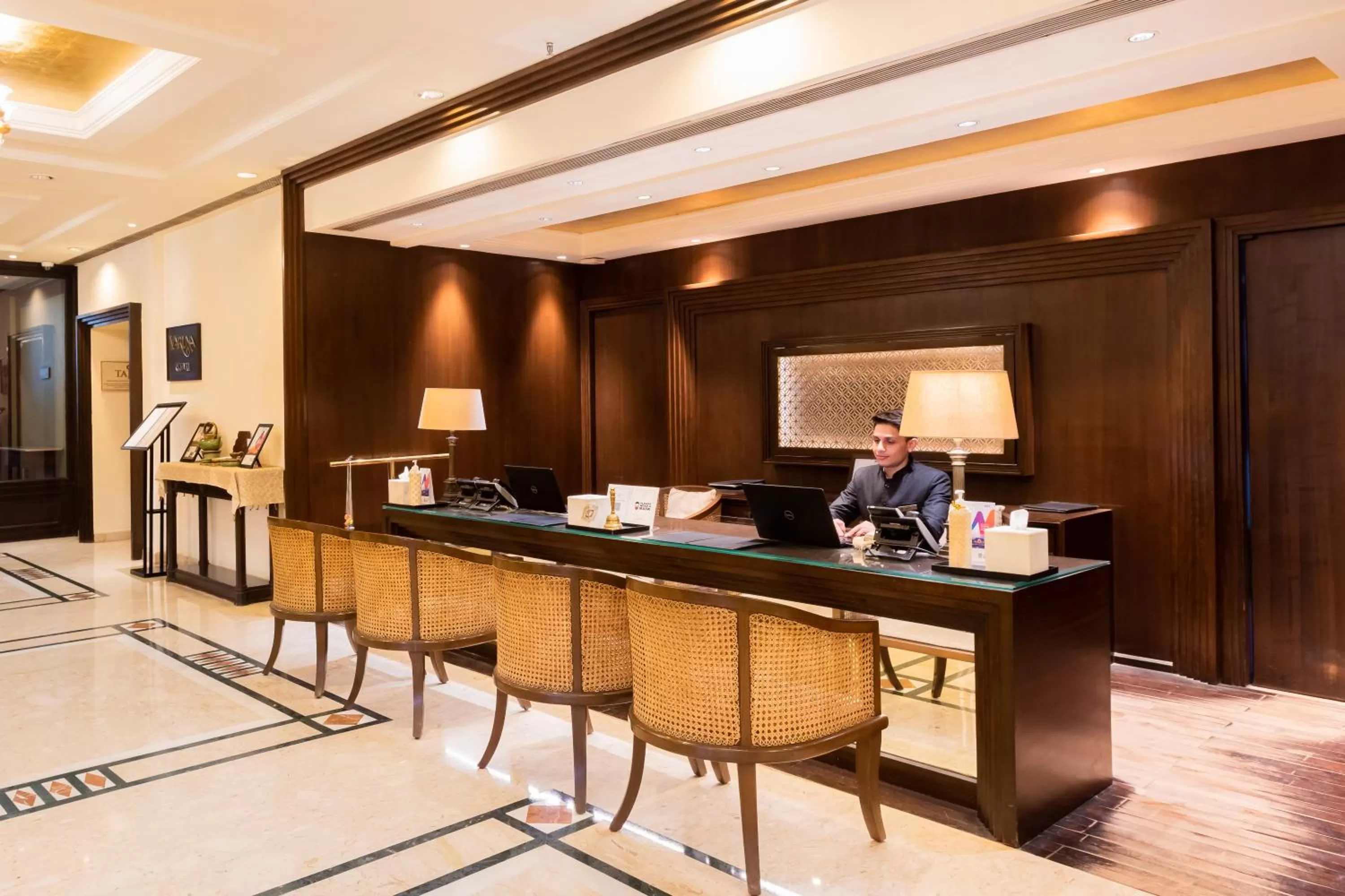 Lobby or reception in Taj Ganges Varanasi
