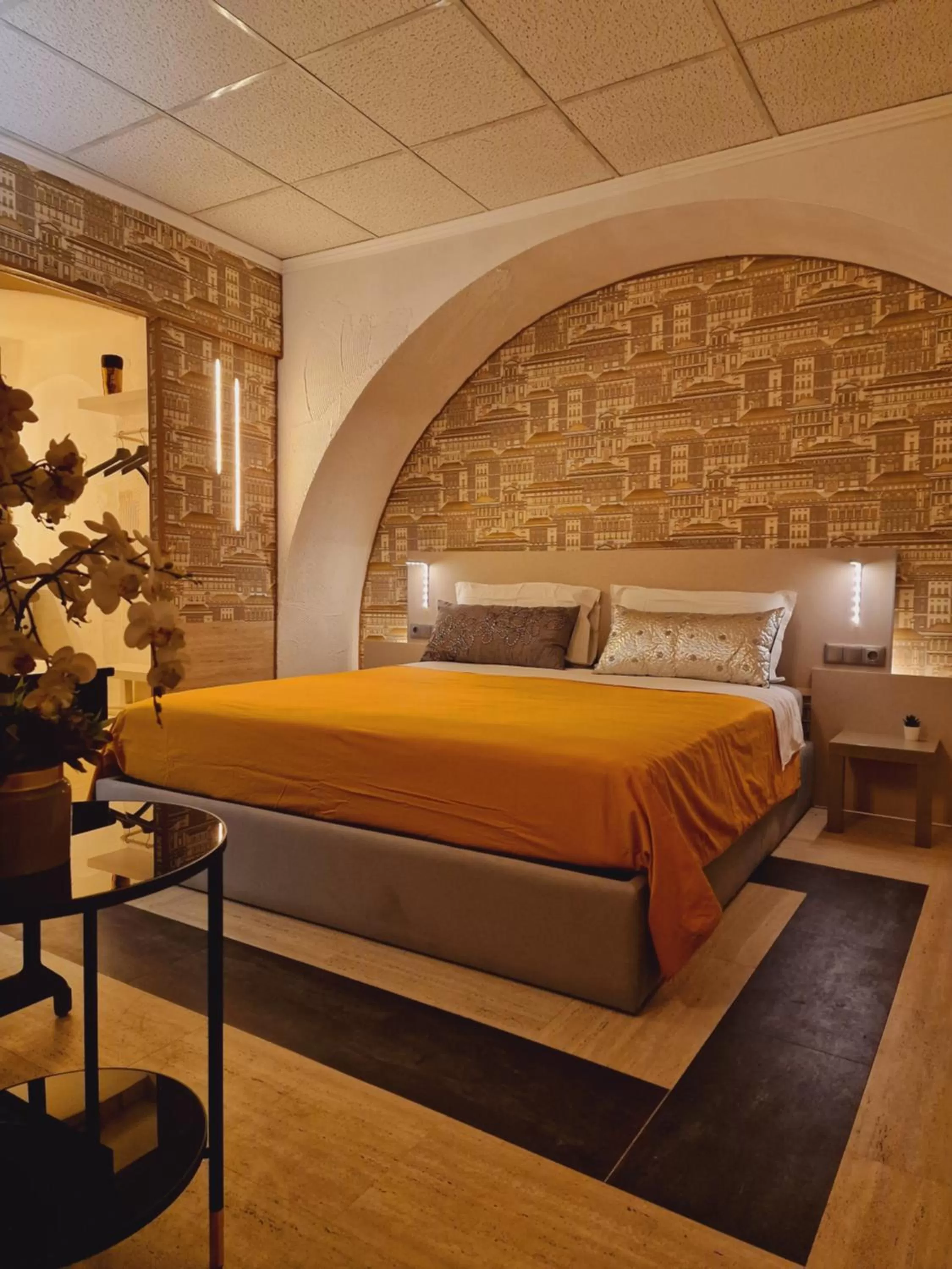 Bed in São Pedro Suite Faro