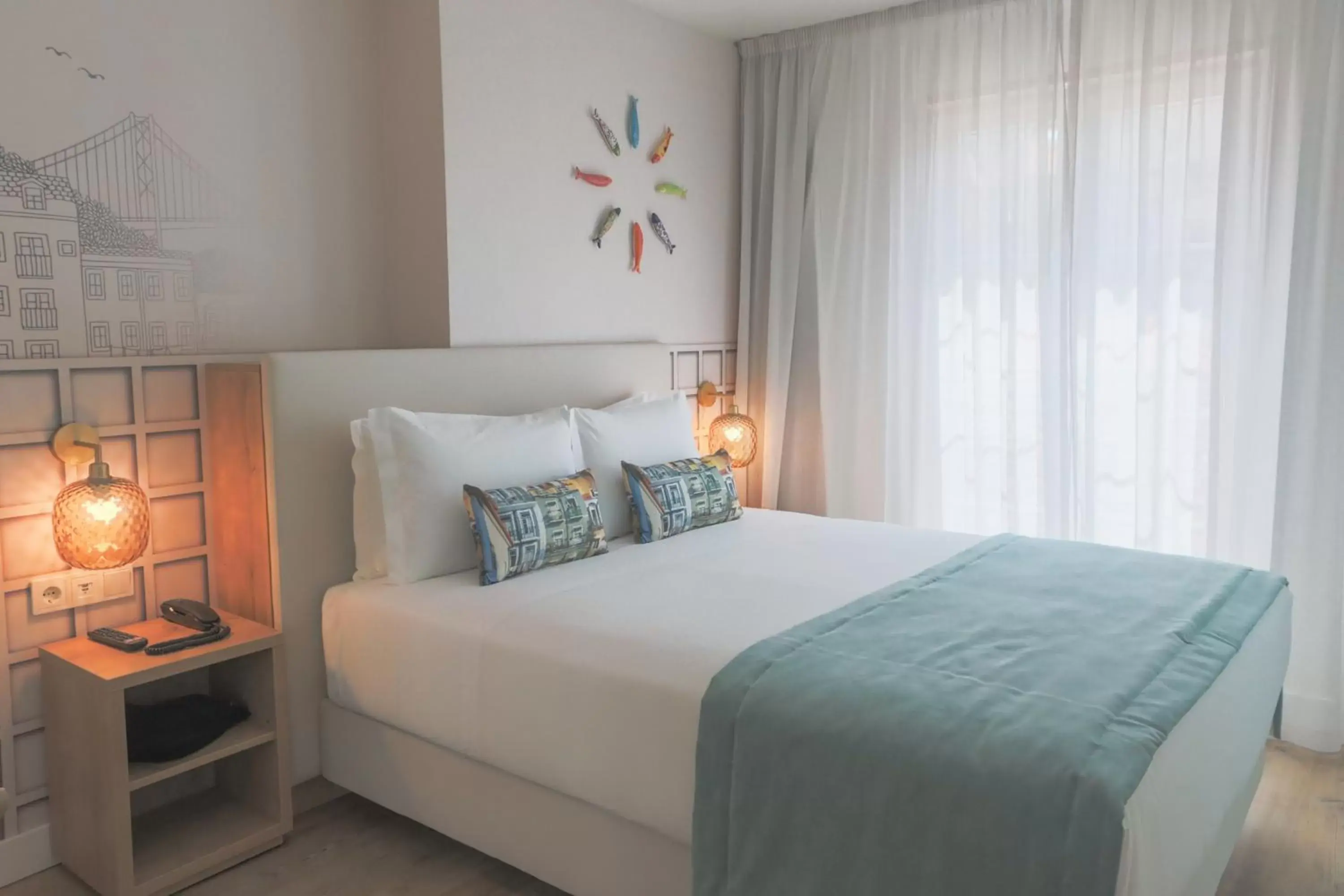 Double Room with City View in Mouraria Lisboa Hotel