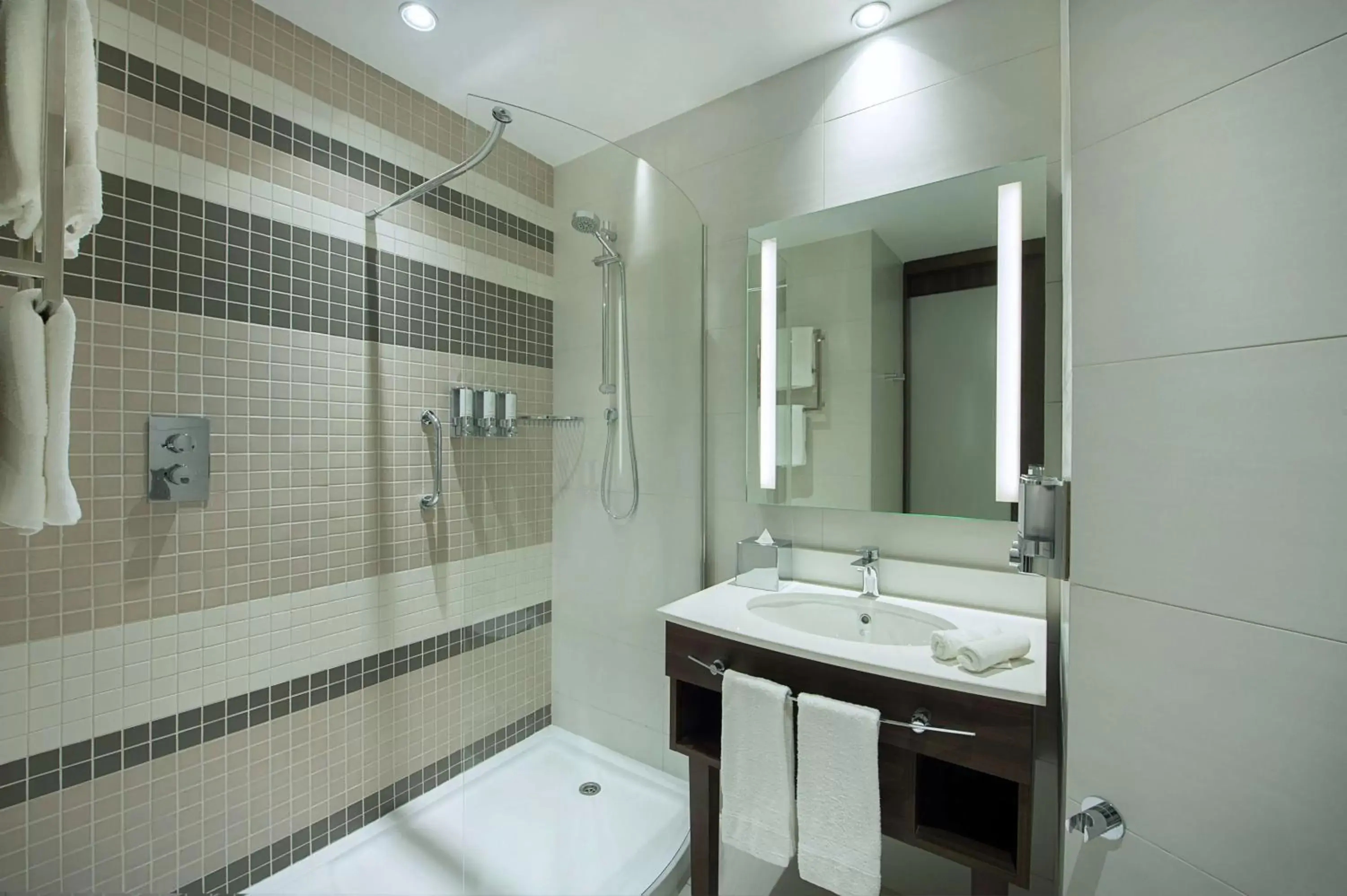 Bathroom in Hampton By Hilton Dubai Airport