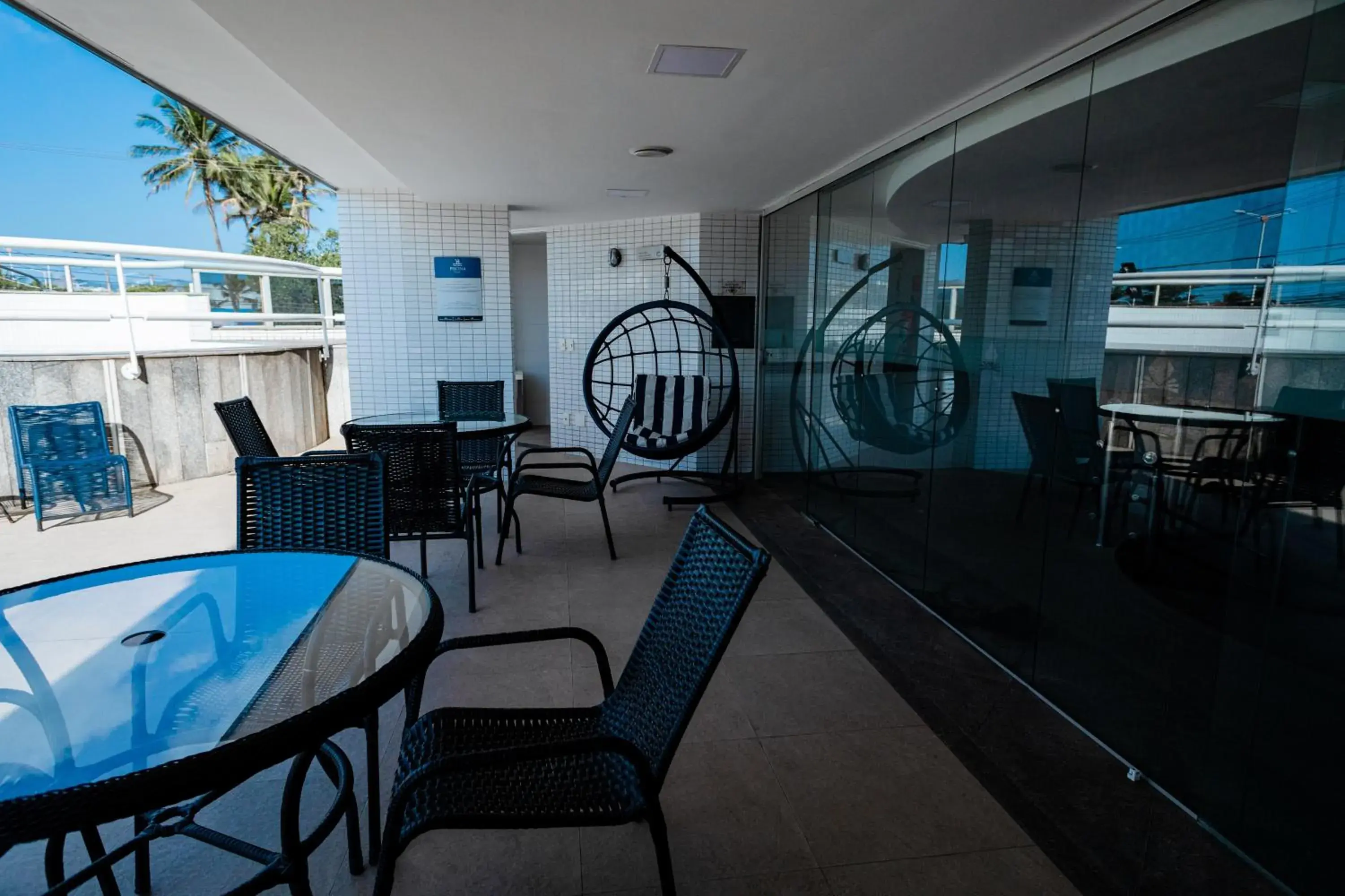 Swimming pool, Balcony/Terrace in Nobile Suites Diamond