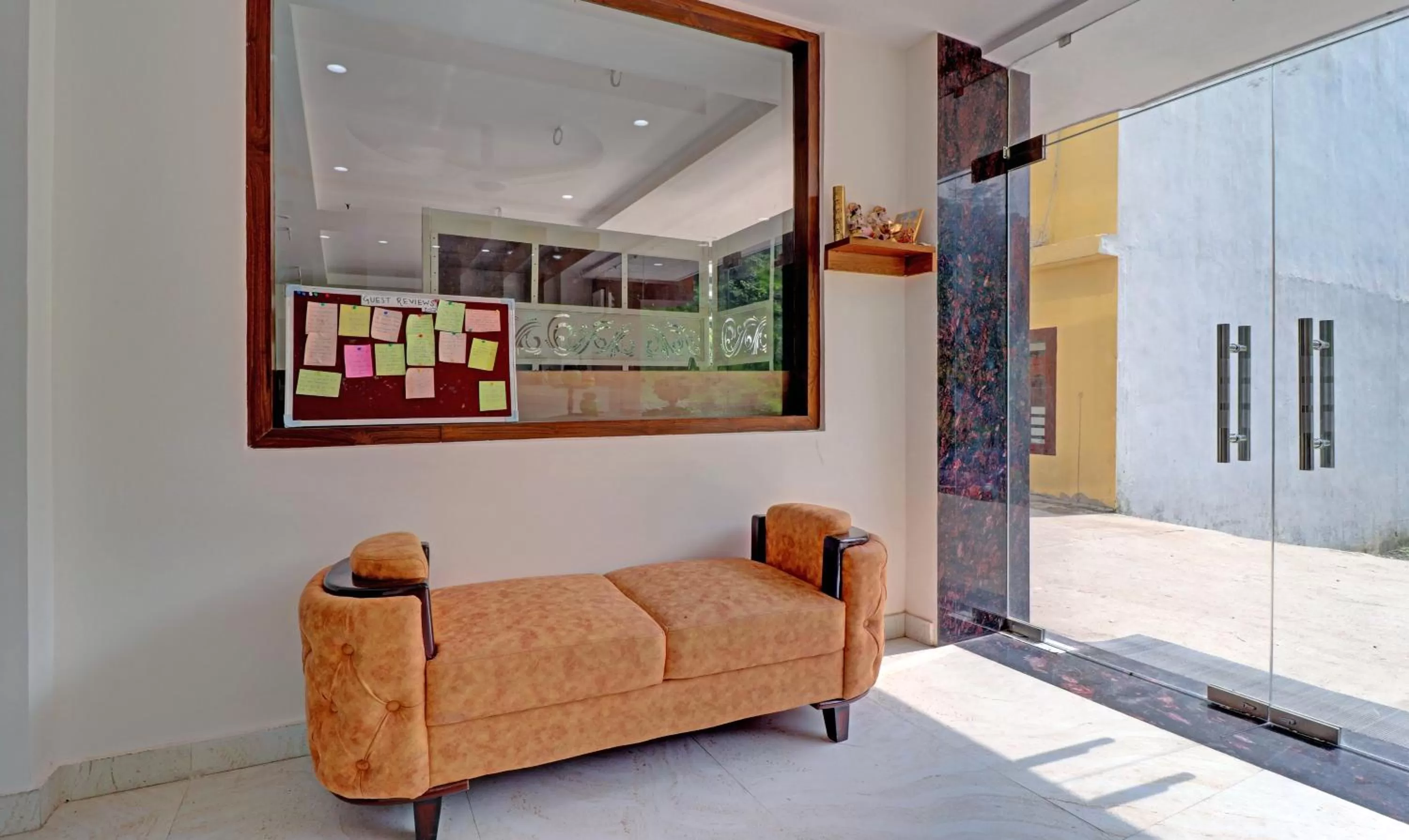 Seating area in Hotel Hidden Delight Rishikesh