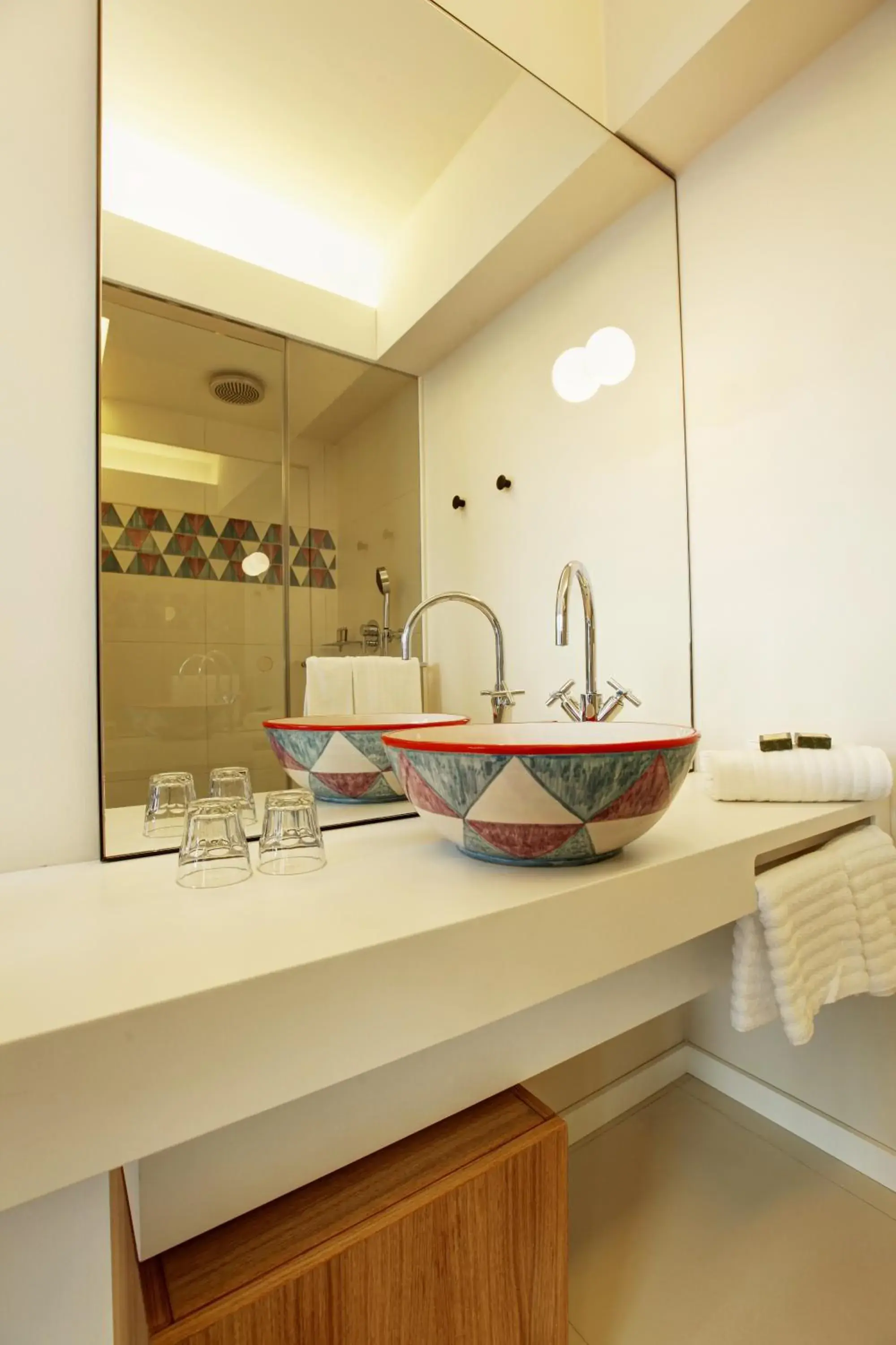 Decorative detail, Bathroom in Smartcity Designhotel