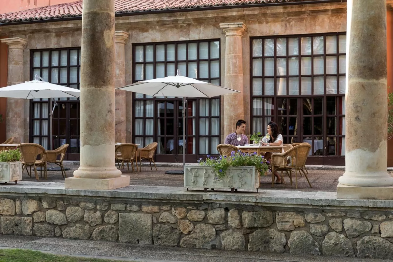 Natural landscape in Parador de Tordesillas