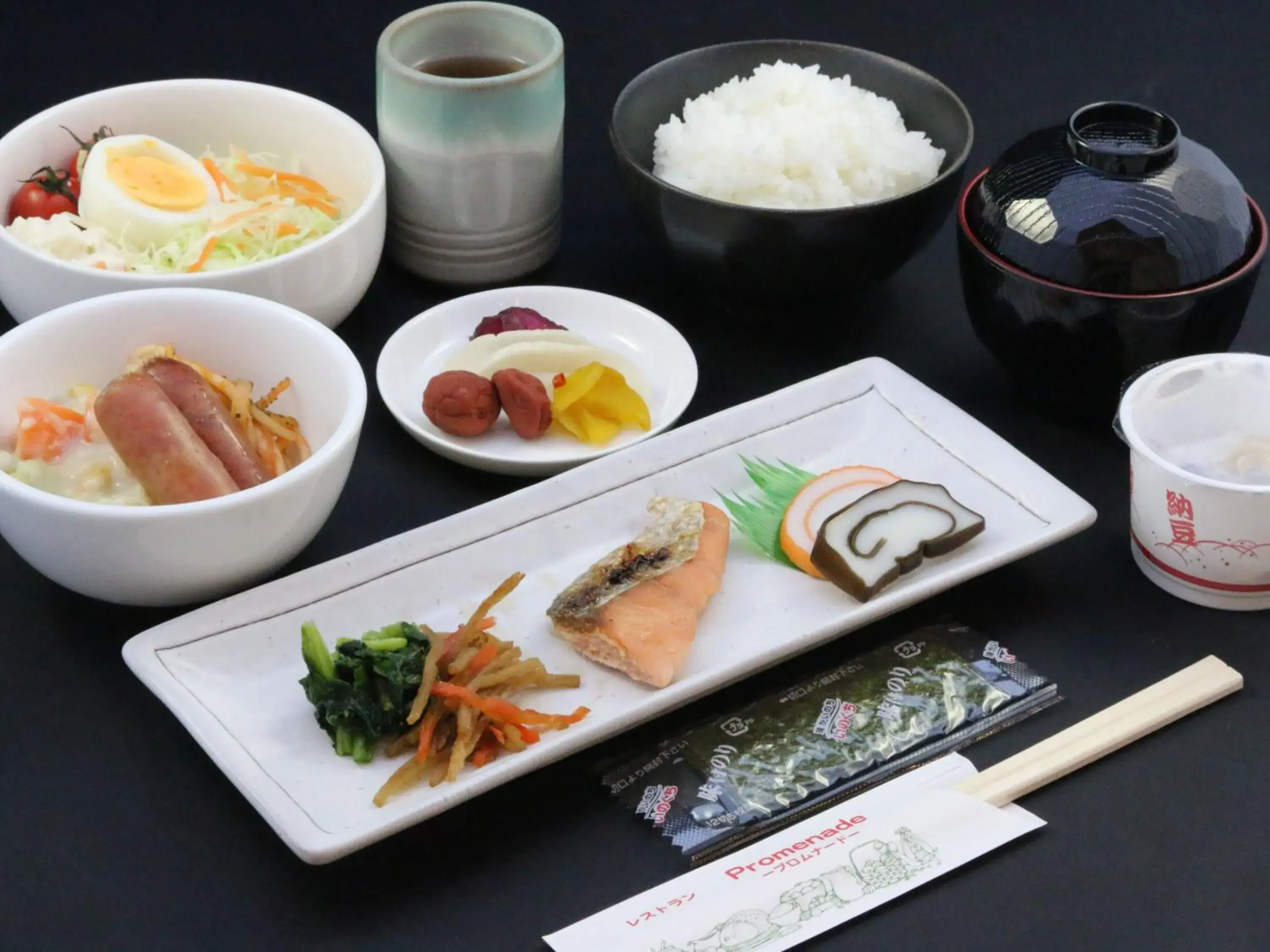 Buffet breakfast in APA Hotel Tonami Ekimae Buffet breakfast in APA Hotel Tonami Ekimae