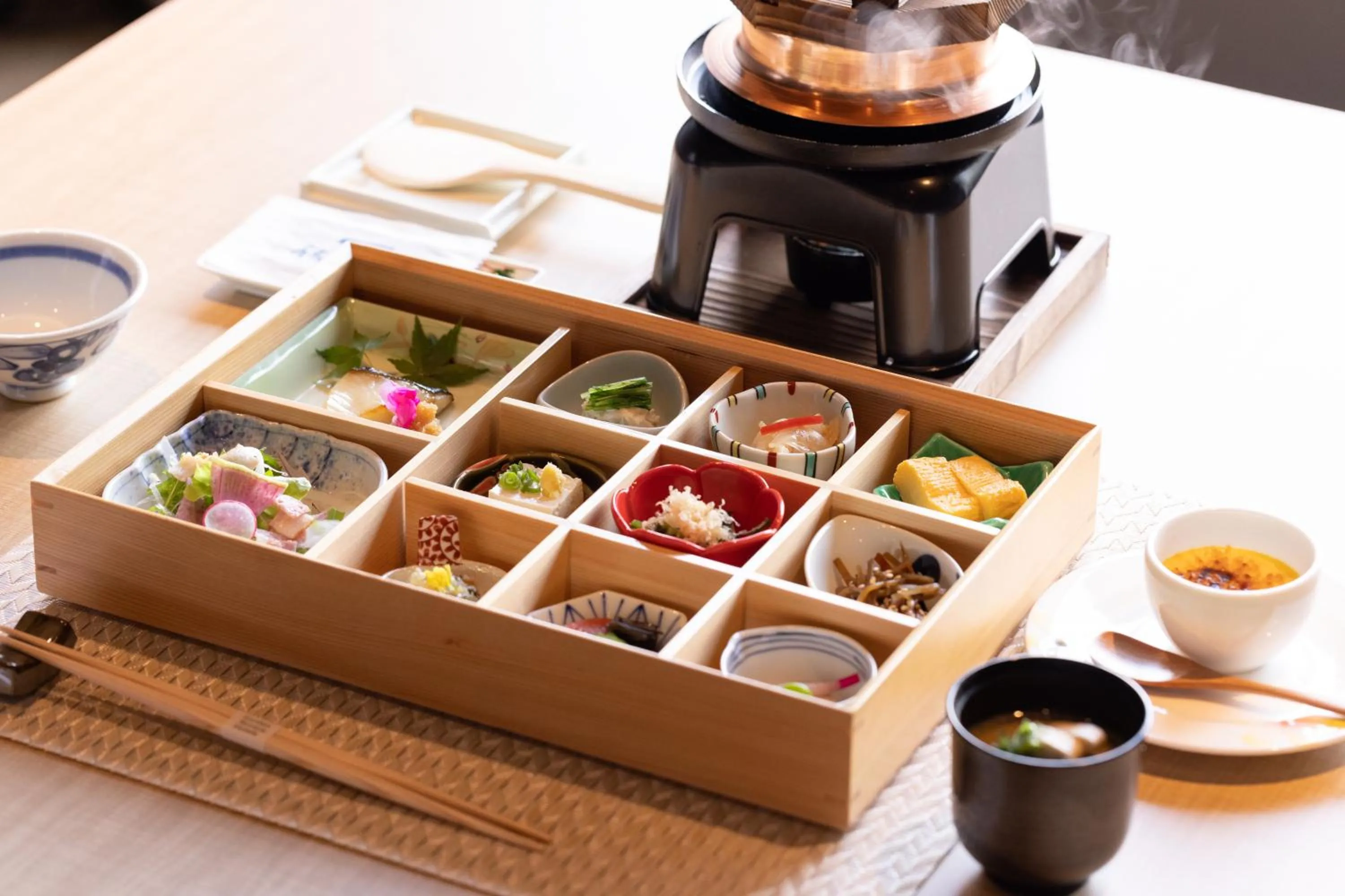Breakfast in Urari Takeo Garden Terrace Spa Resorts