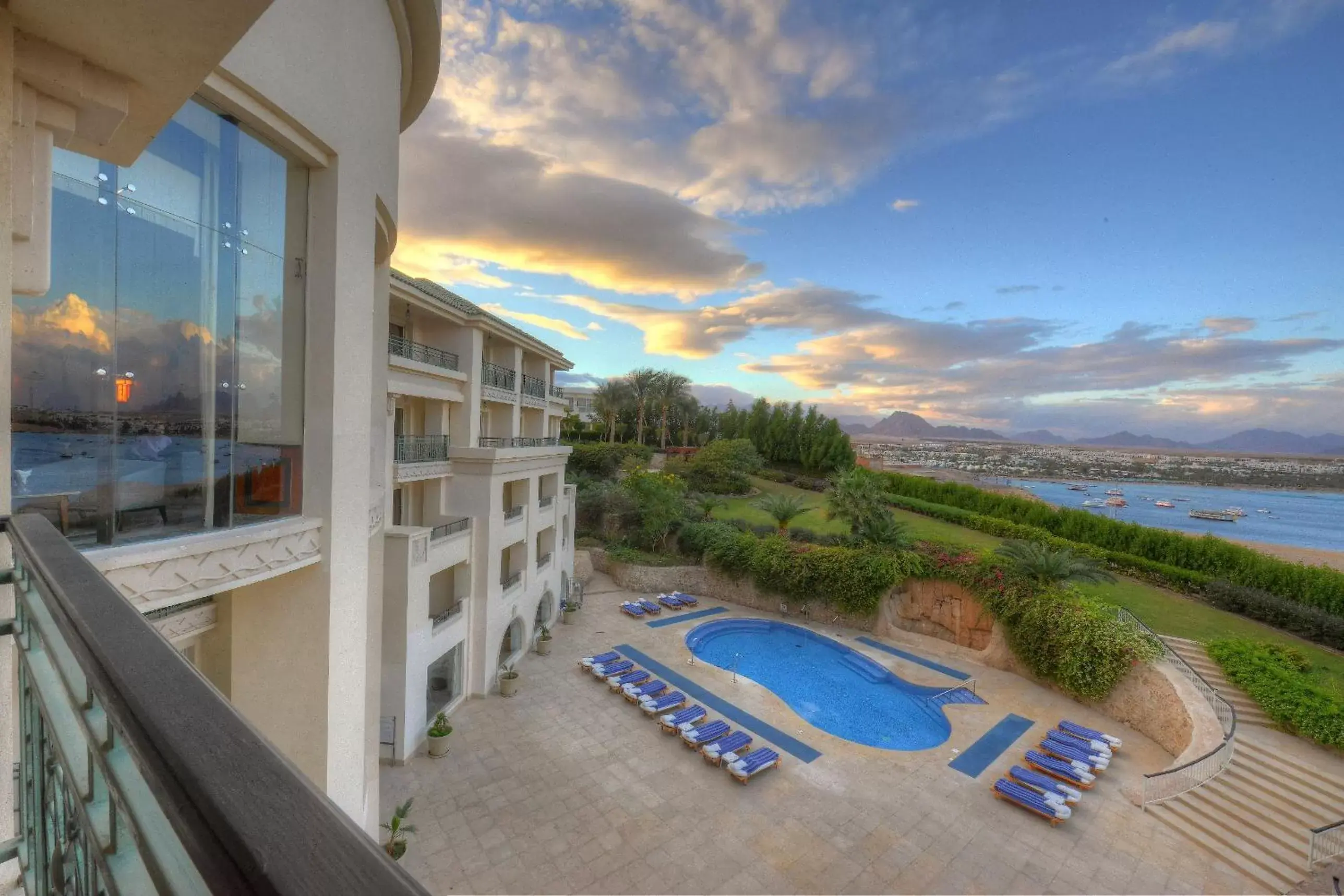 Pool view, Balcony/Terrace in Stella Di Mare Beach Hotel & Spa
