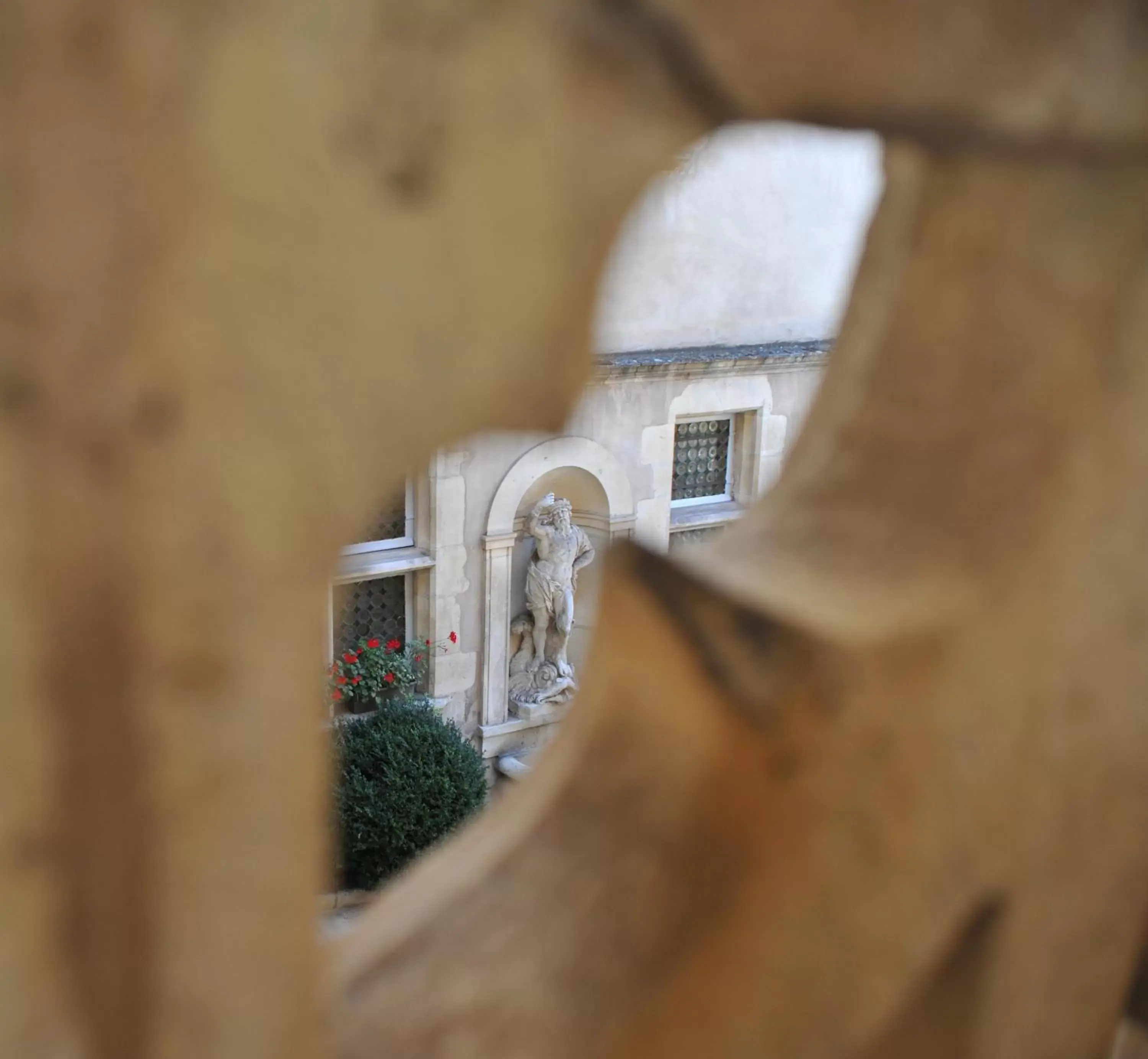 View (from property/room), Property Building in Hotel D'haussonville