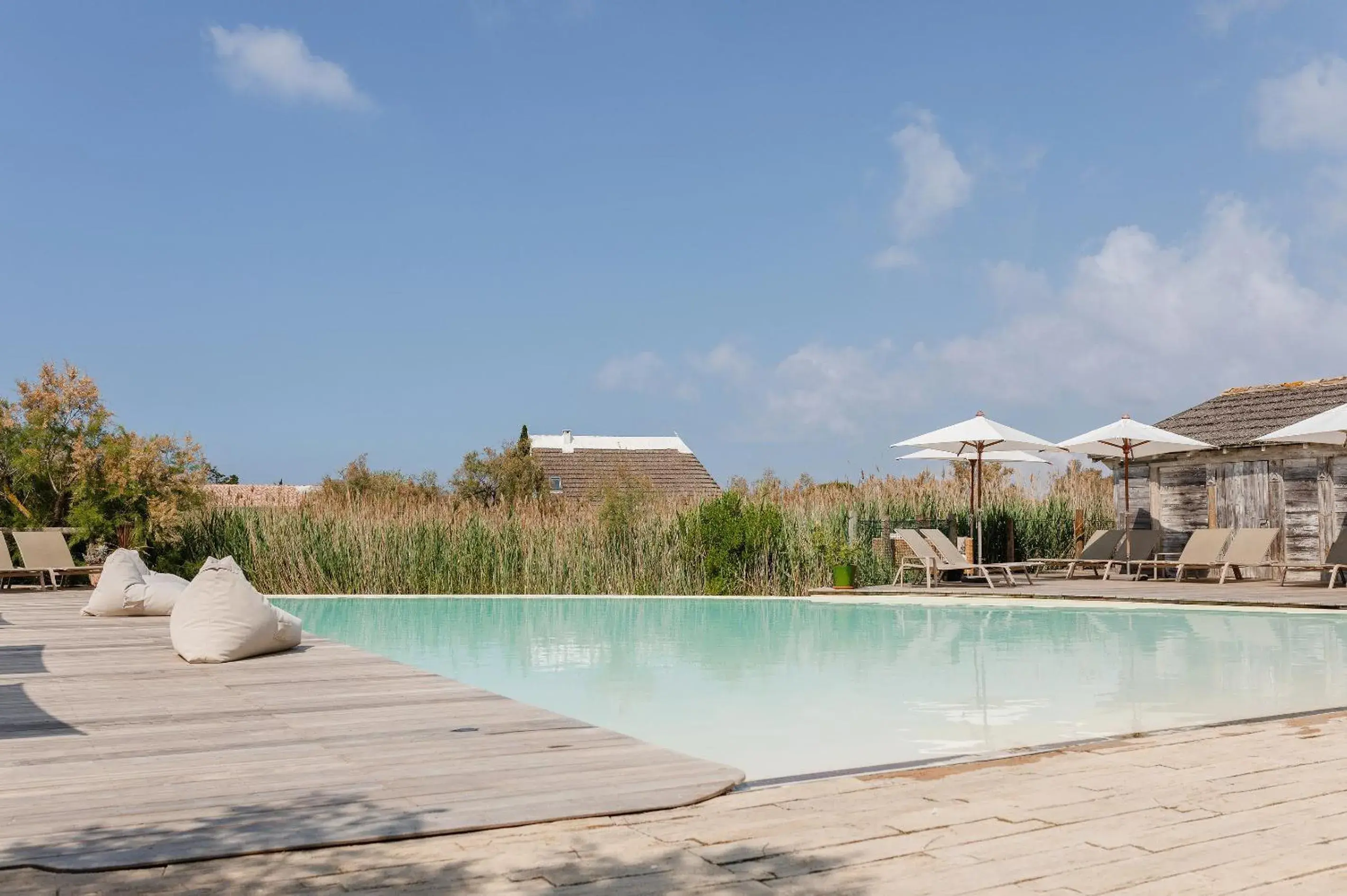 Swimming Pool in Hotel Restaurant Les Arnelles