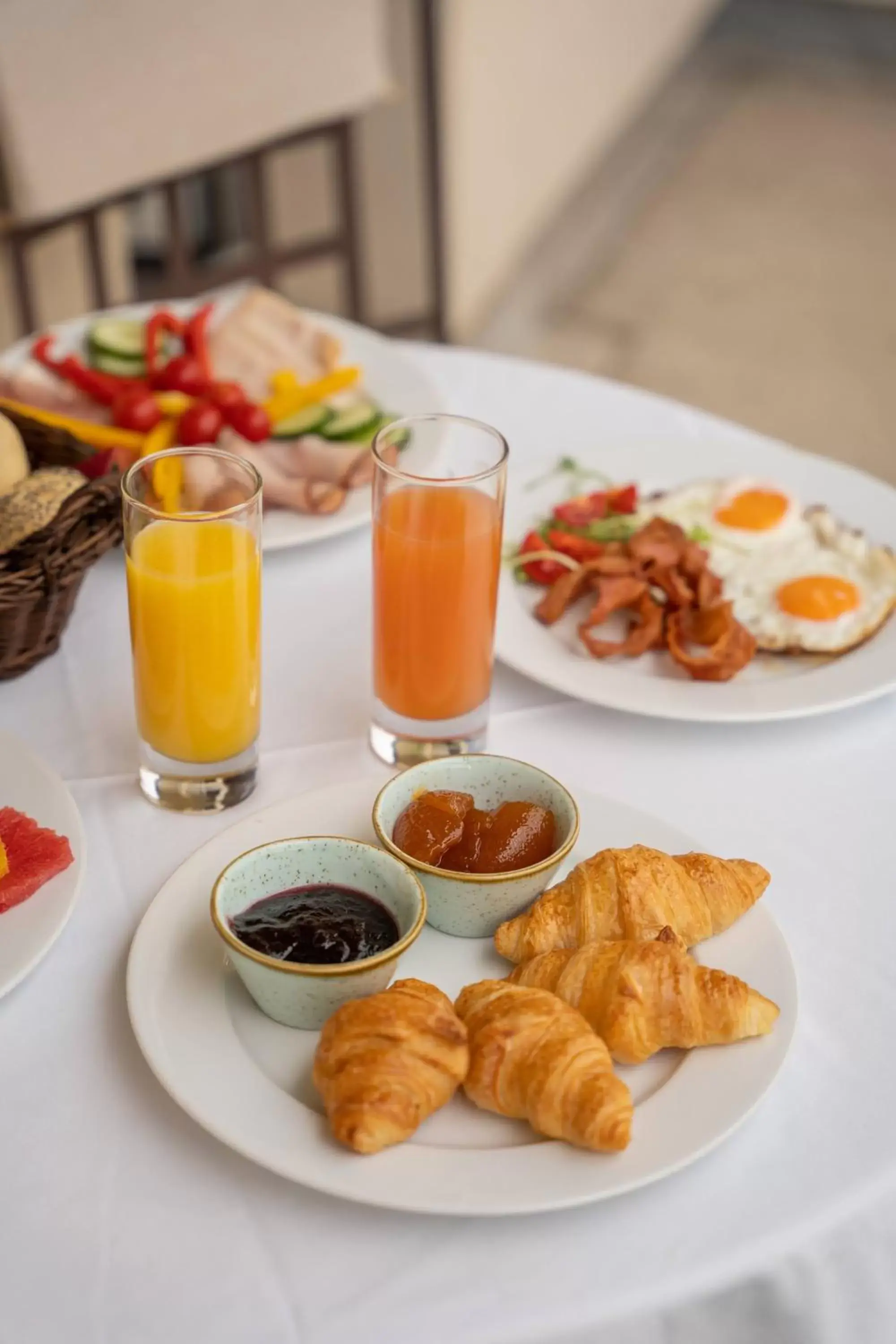 Breakfast in Mamaison Hotel Andrassy Budapest