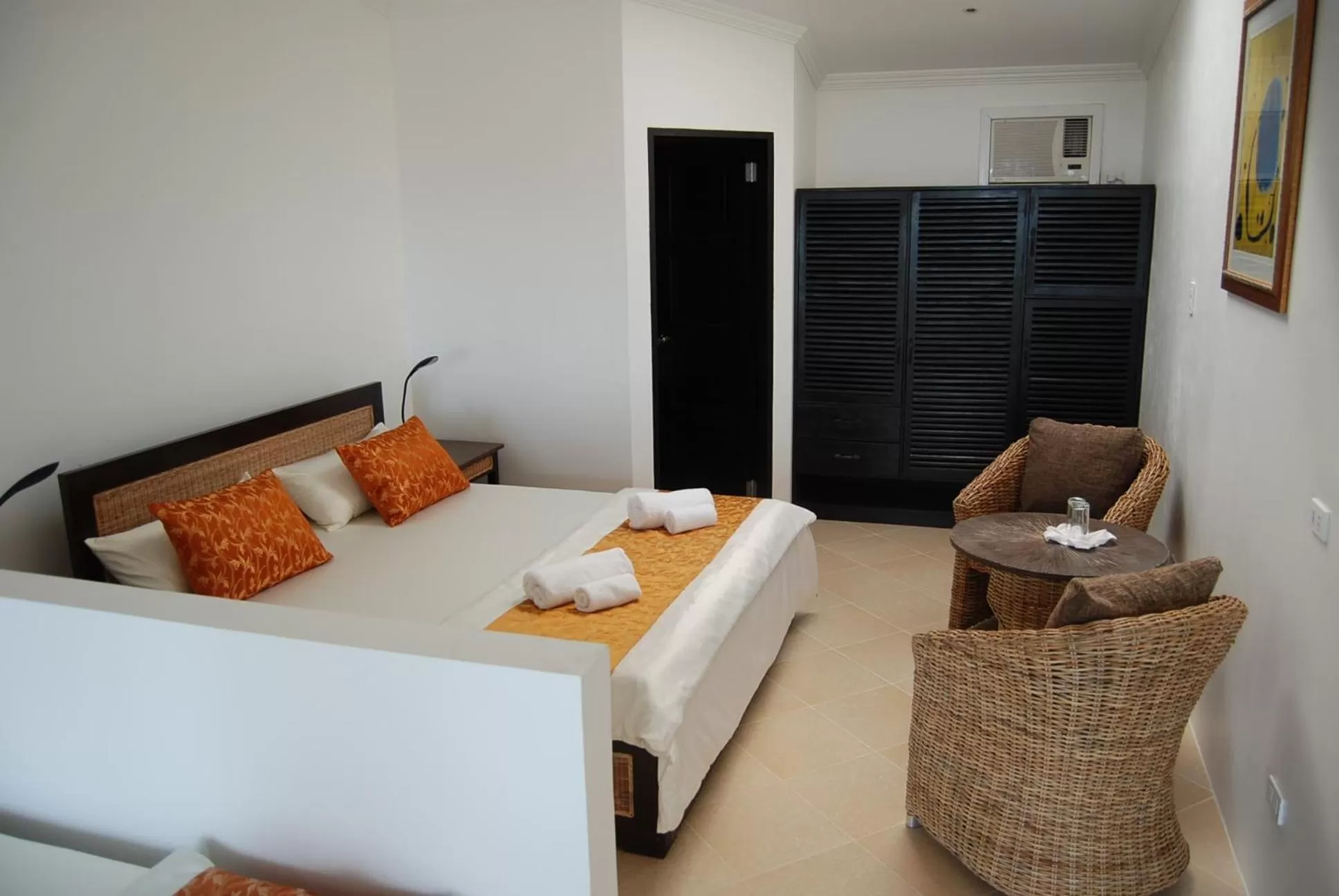 Bed in Panorama de Argao Boutique Resort