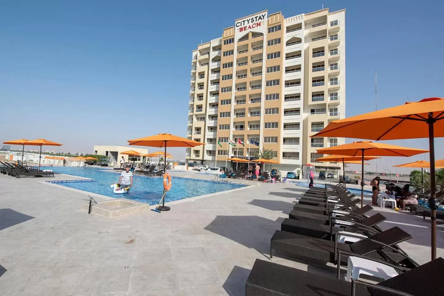 Swimming Pool in City Stay Beach Hotel Apartments - Marjan Island