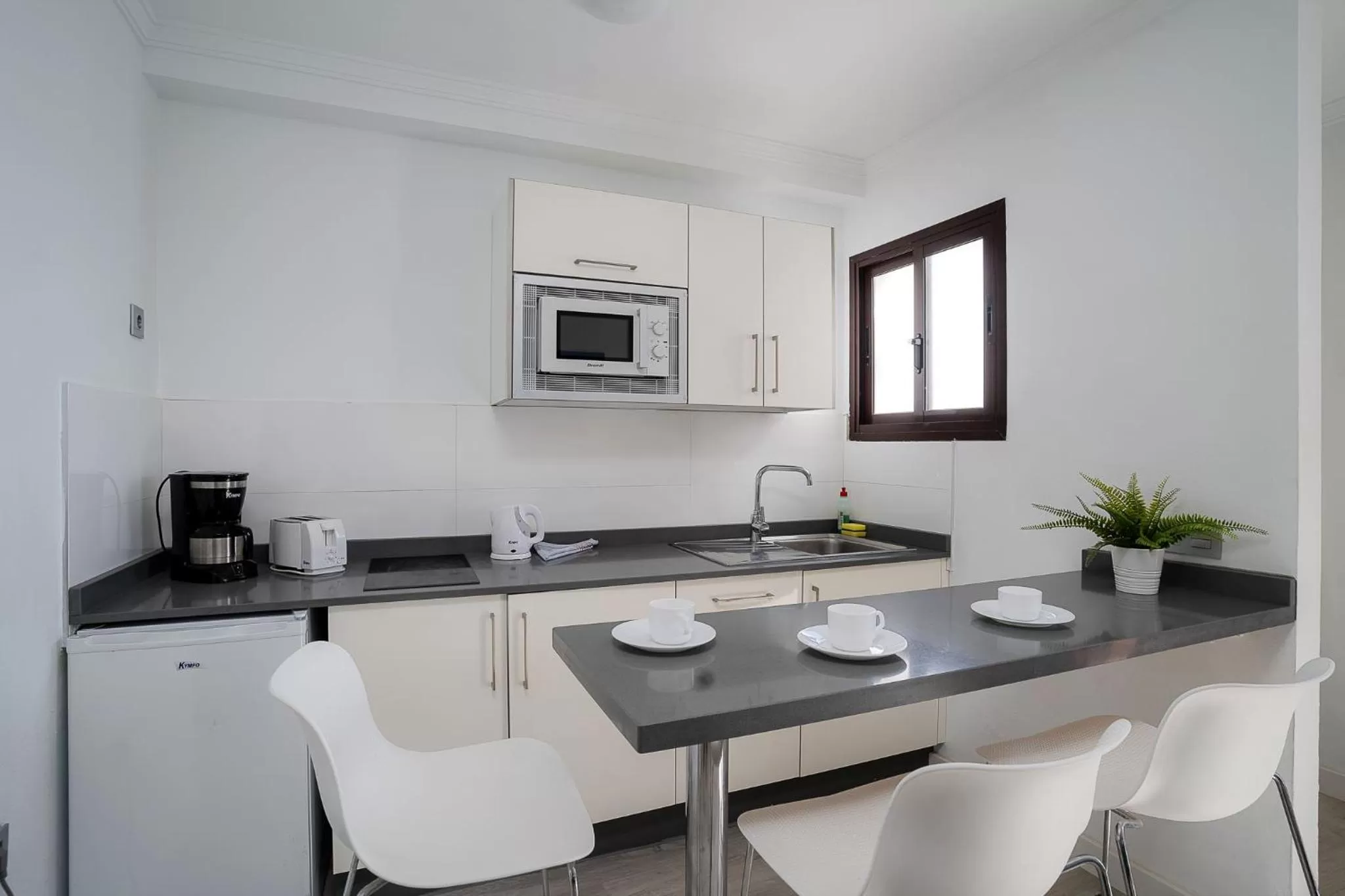 kitchen in Rosamar Apartamentos