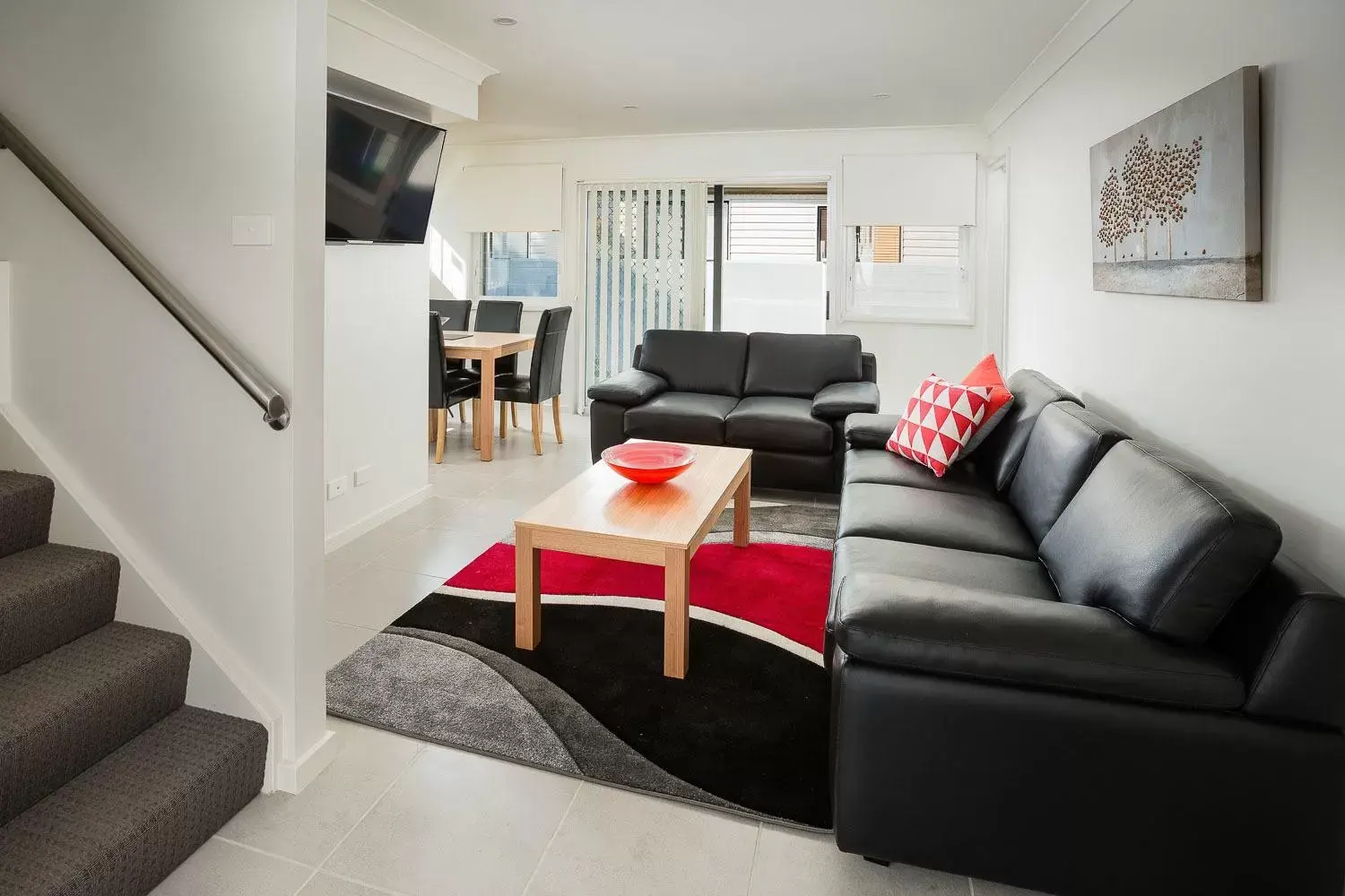 Seating Area in Wallsend Executive Apartments