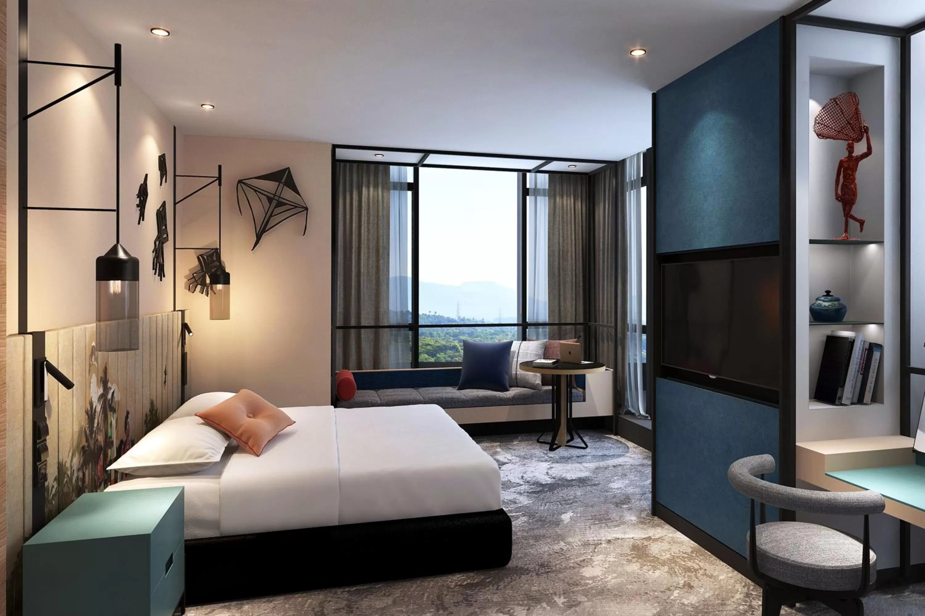 Bedroom, Bed in Courtyard by Marriott Colombo