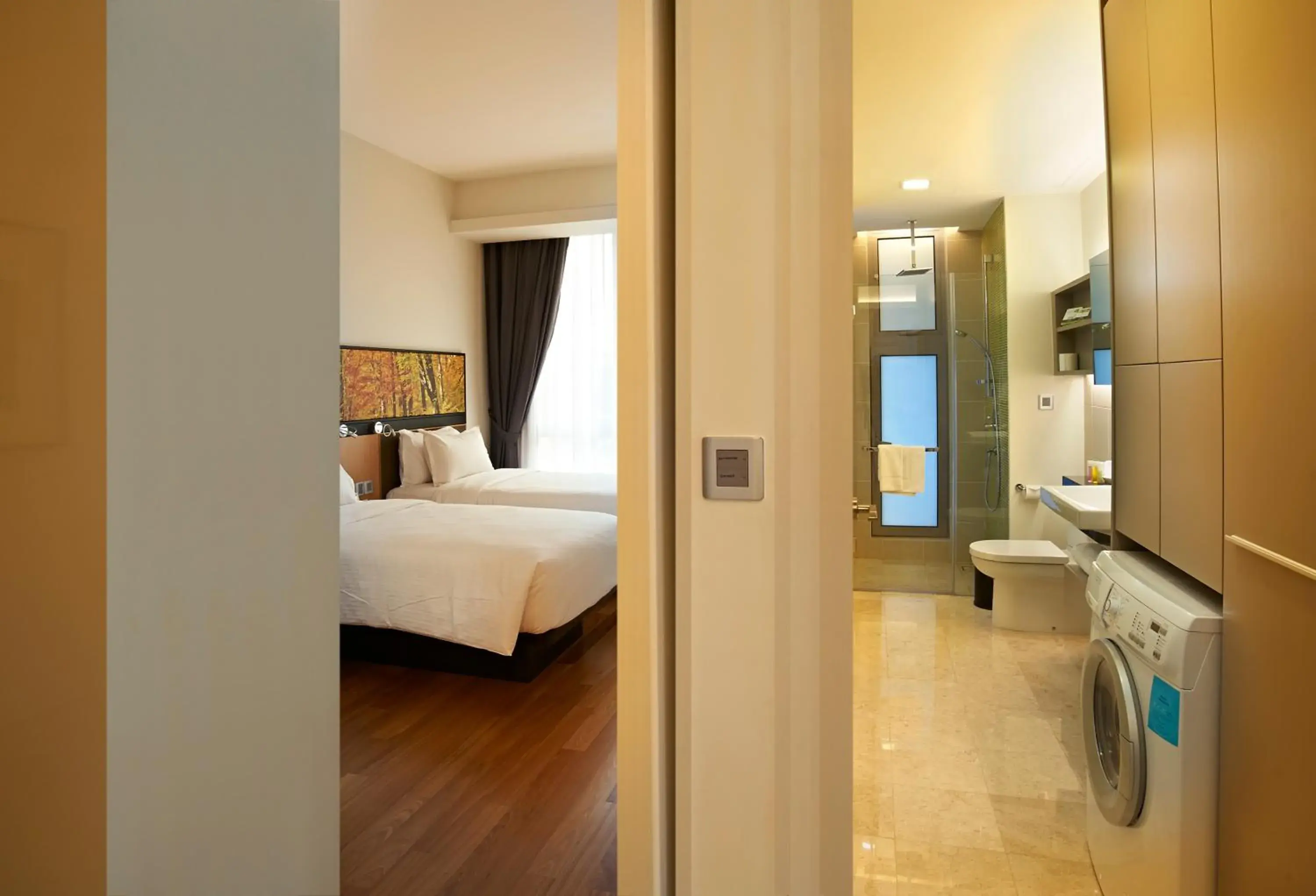 Bathroom, Bed in The Signature Hotel & Serviced Suites Kuala Lumpur