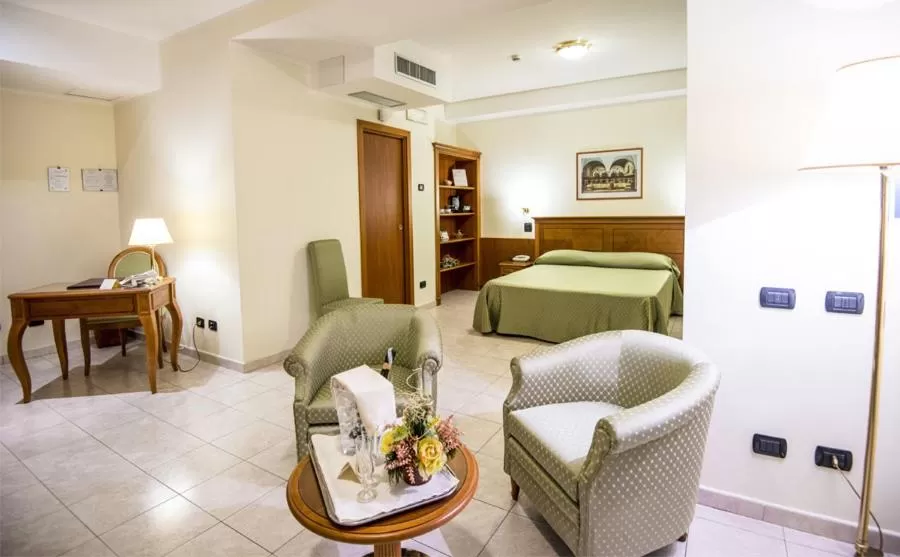 Bed in Grand Hotel Victoria