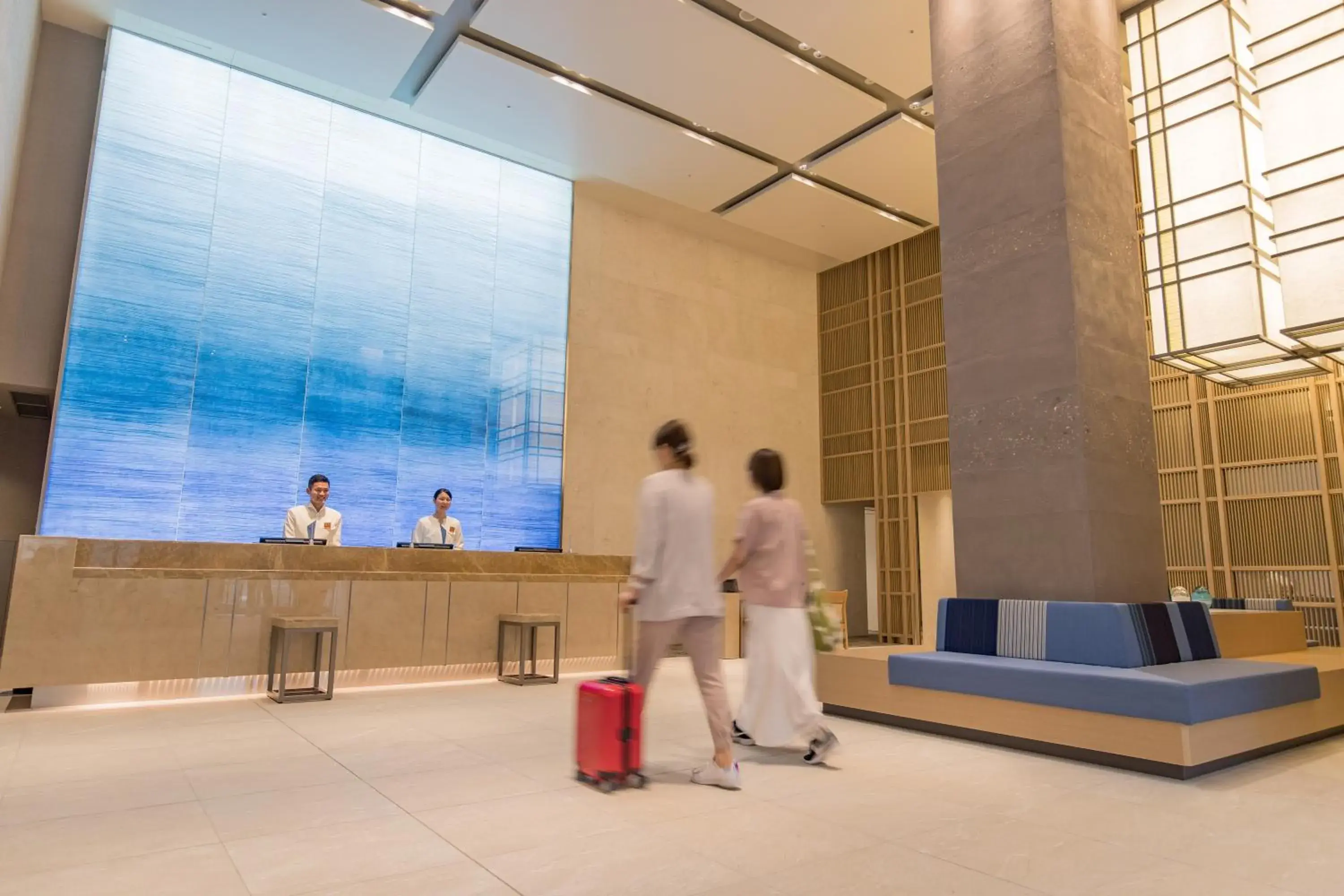 Lobby or reception, Swimming Pool in JR Kyushu Hotel Blossom Naha