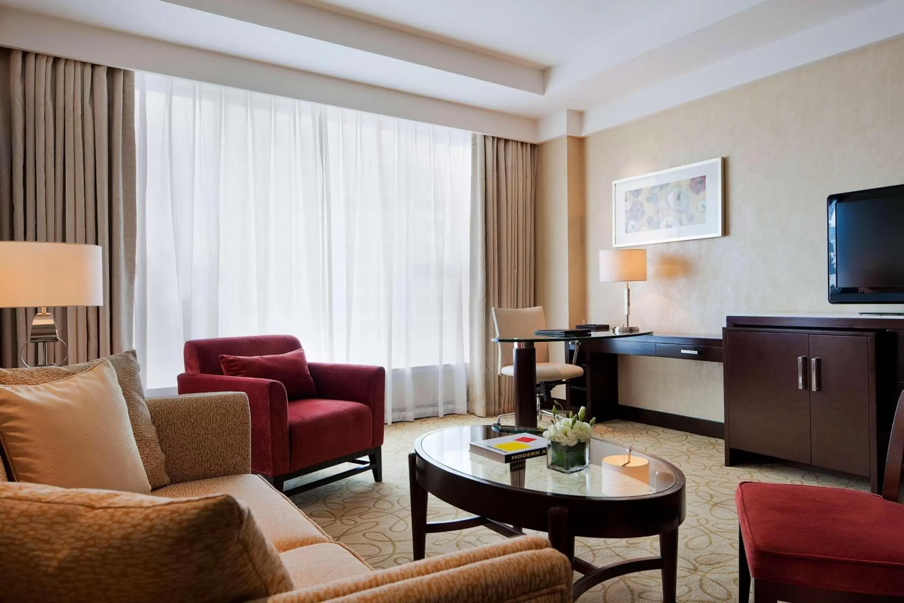 Living room, Seating Area in Courtyard by Marriott Hangzhou Wulin