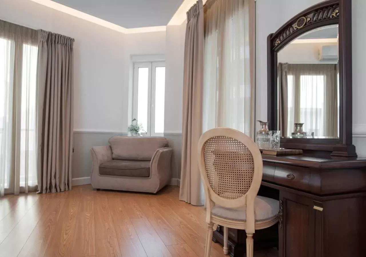 Bedroom, Seating Area in Acropolis Ami Boutique Hotel