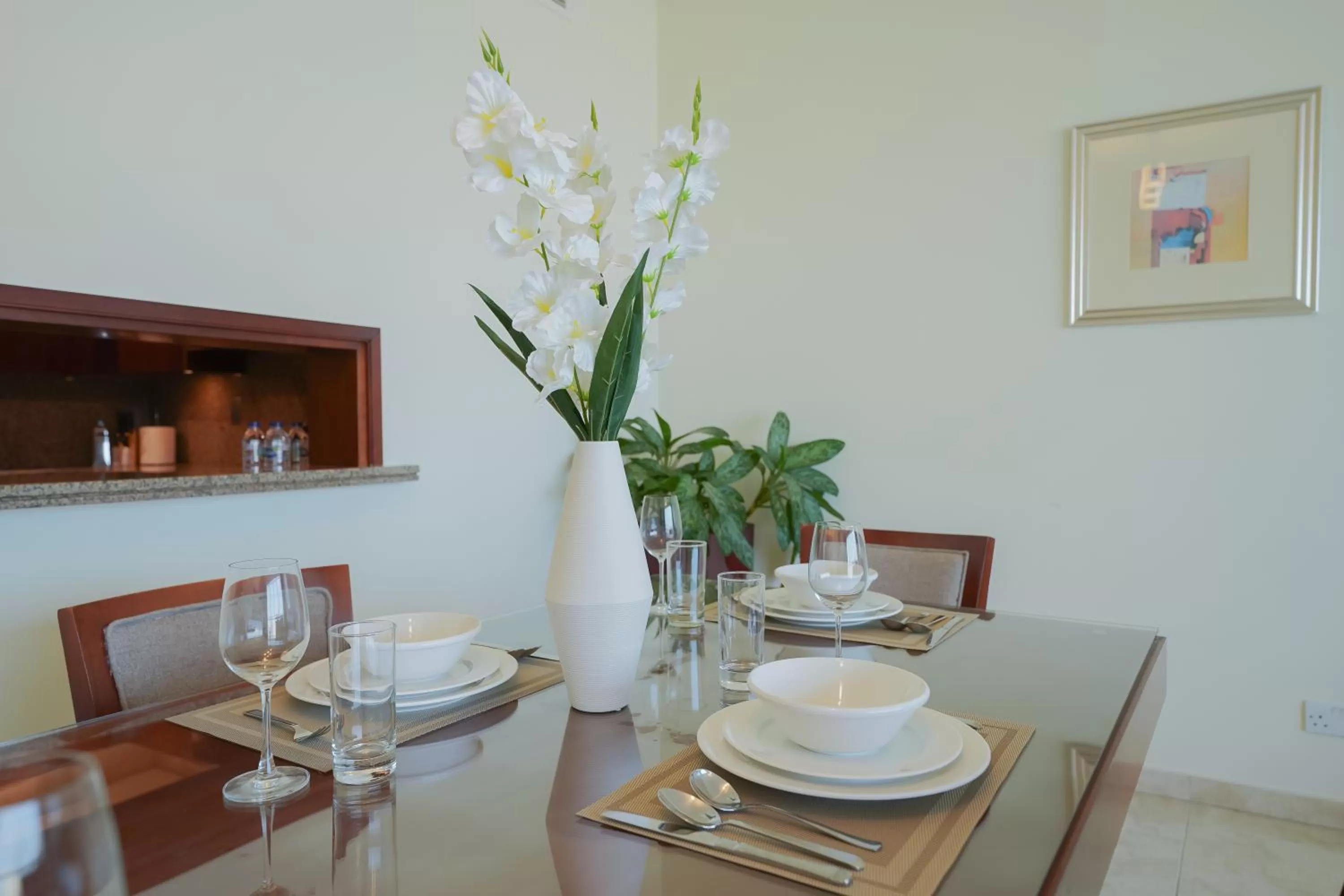 Dining area in Blue Beach Tower The Walk JBR