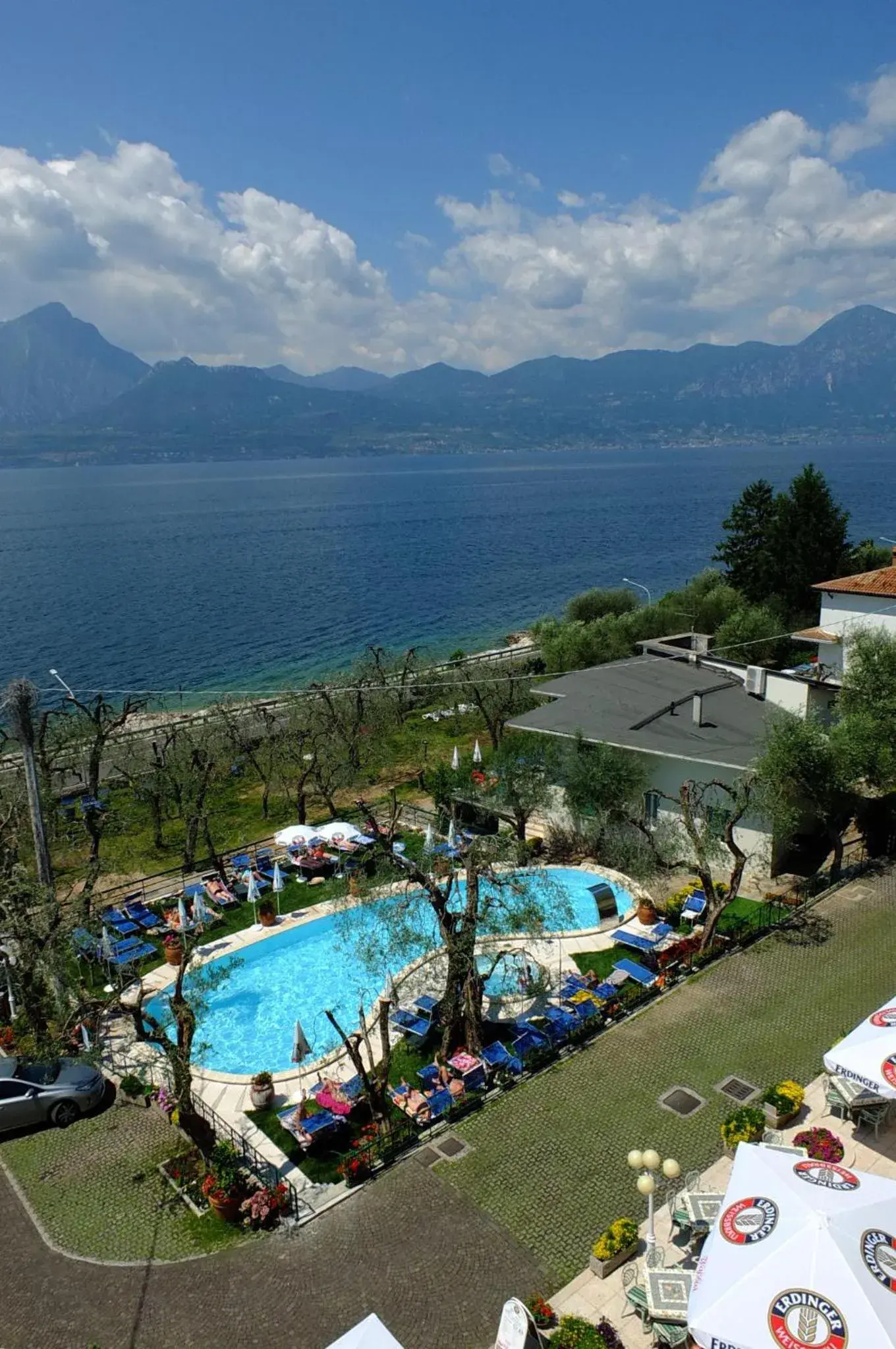 Bird's eye view, Pool View in Hotel Internazionale