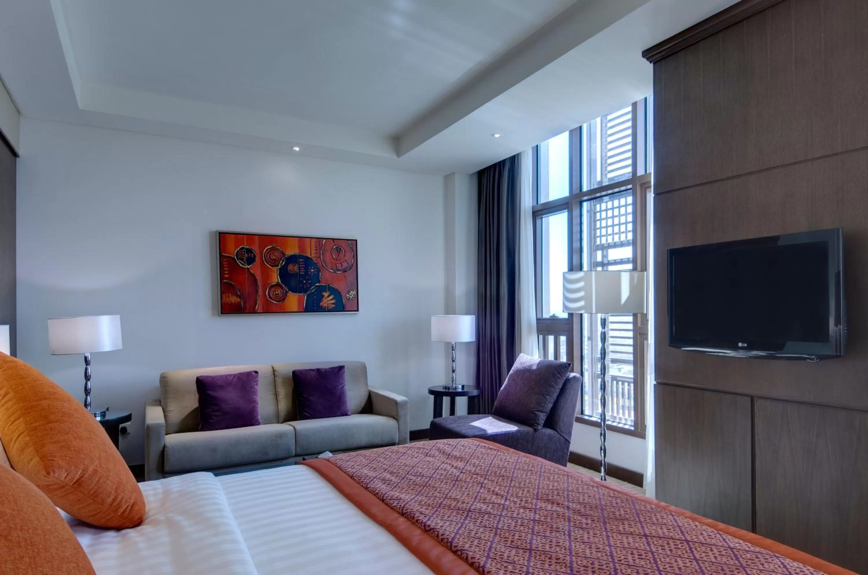 Photo of the whole room, Bed in Crowne Plaza Madinah by IHG